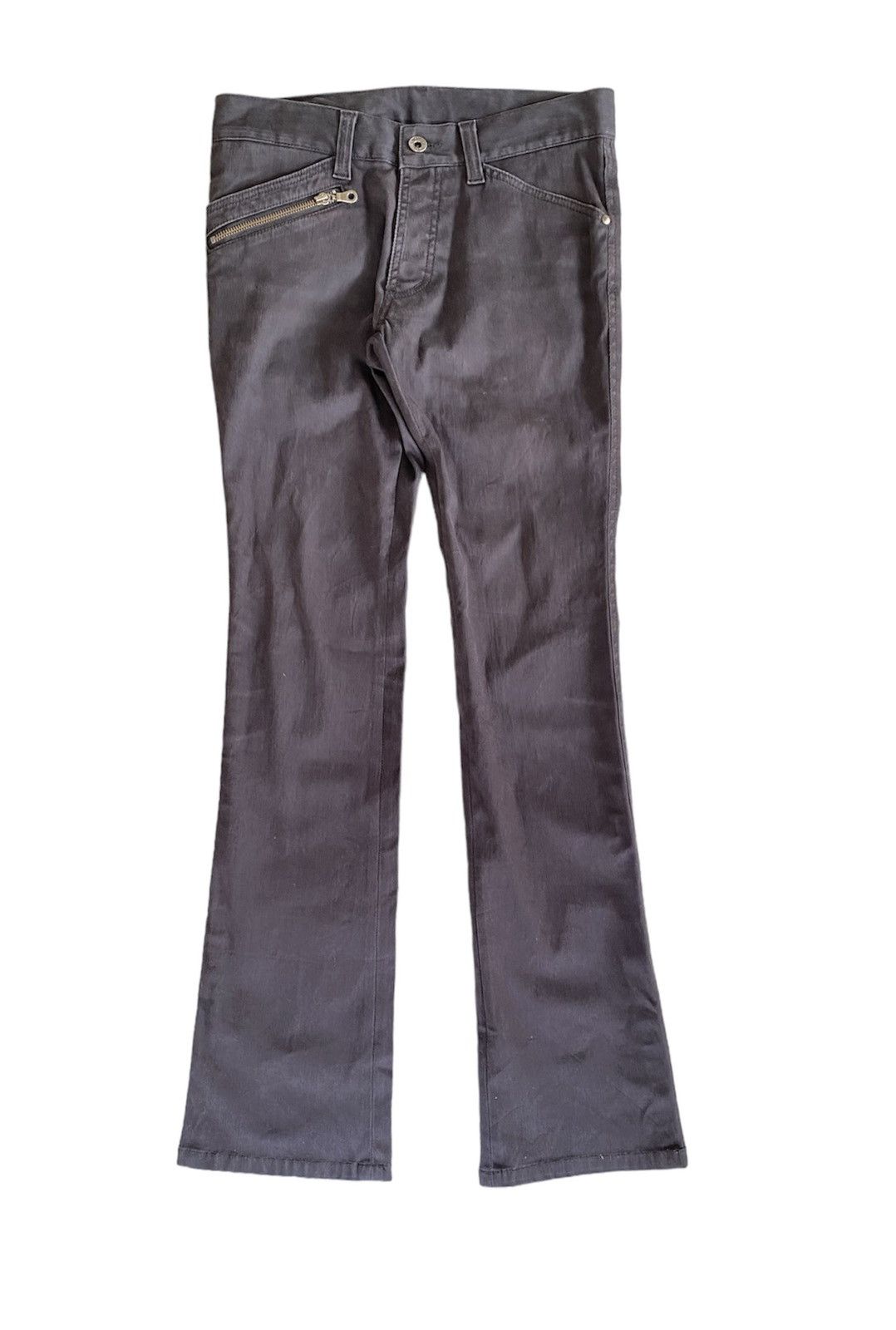 5351 POUR LES HOMMES Vtg 5351 Pour Les Hommes zipper flare pants Size US 30 / EU 46 - 1 Thumbnail