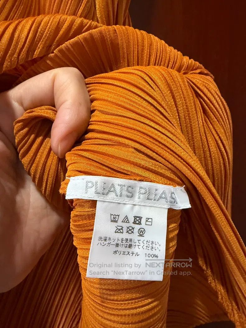 Issey Miyake Issey Miyake Pumpkin Color Long Sleeve Size L / US 10 / IT 46 - 2 Thumbnail