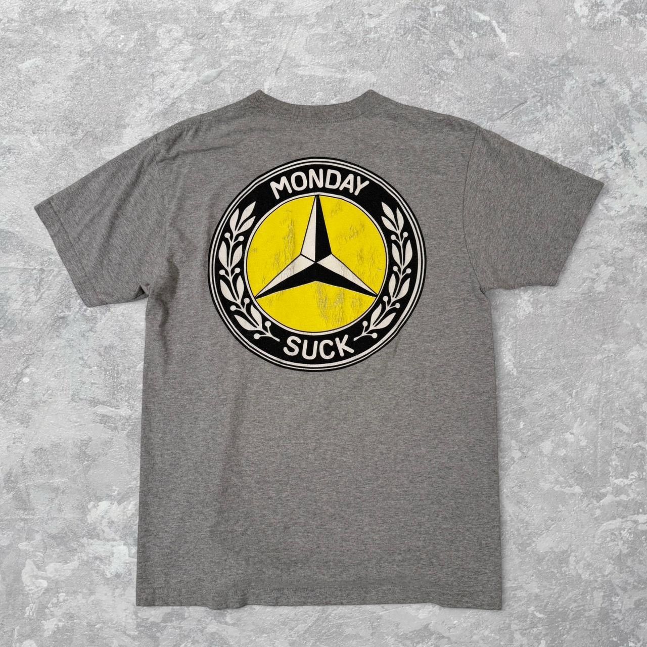 Mondaysuck Monday Suck Mercedes Benz t shirt size Large Size US L / EU 52-54 / 3 - 5 Thumbnail