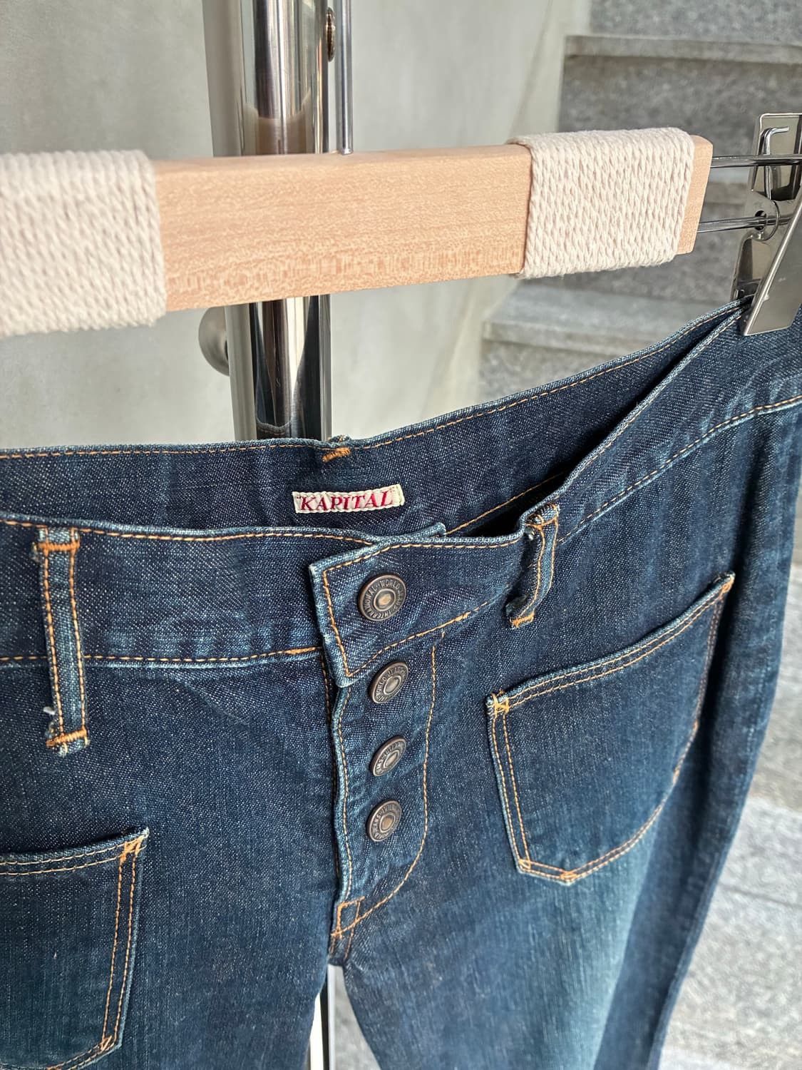 Kapital Kapital Flare Denim Pants Jeans Size 29" - 7 Thumbnail