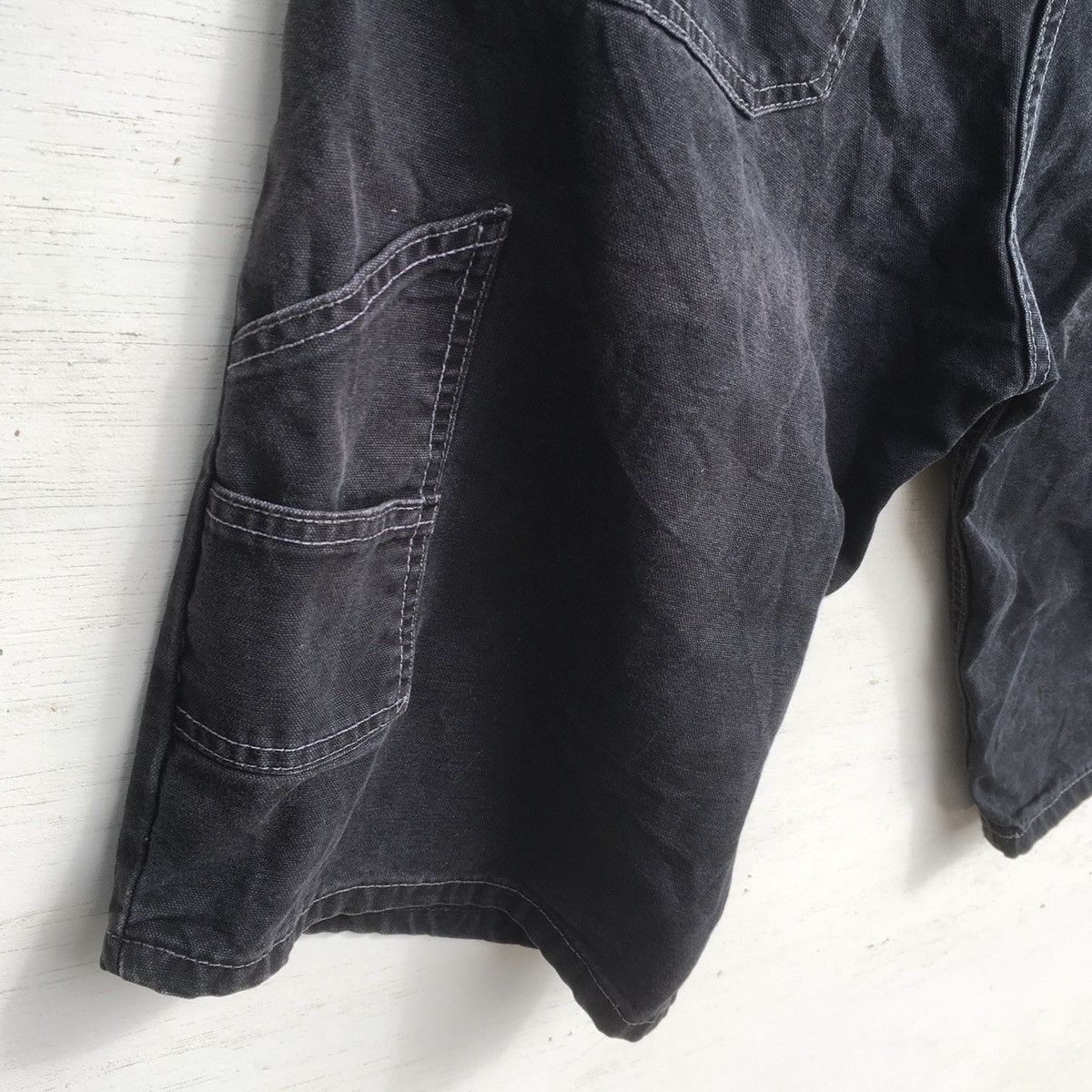 Dickies × Vintage SUN FADED VINTAGE DICKIES DISTRESSED CARPENTER JORTS Size US 35 - 21 Thumbnail