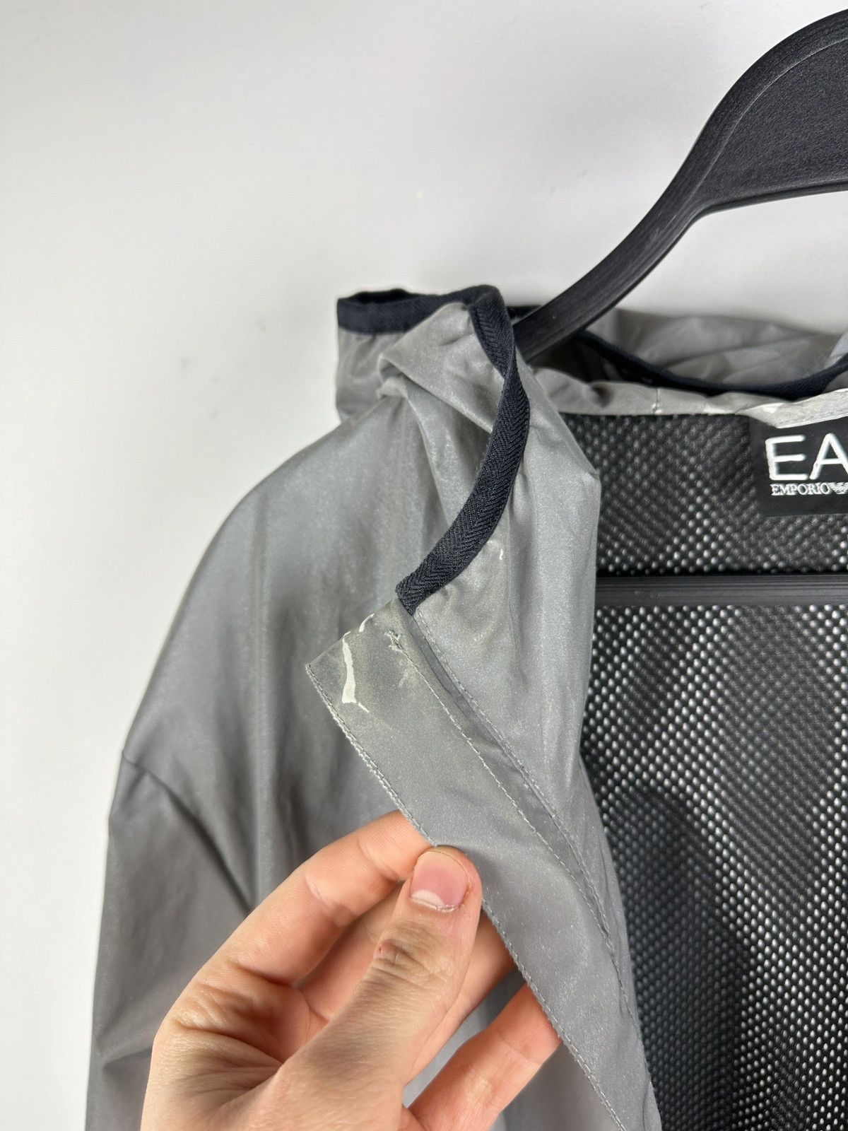 Armani × Emporio Armani Emporio Armani Reflective Zip Up Jacket Size US L / EU 52-54 / 3 - 13 Thumbnail