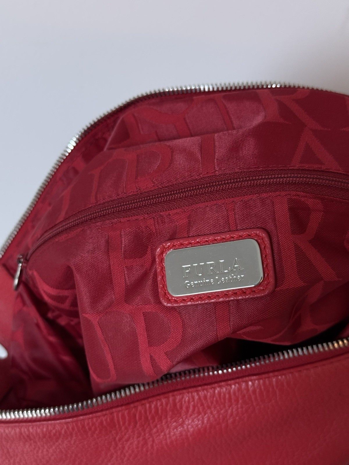 Furla Furla red leather Hobo bag Size ONE SIZE - 13 Thumbnail