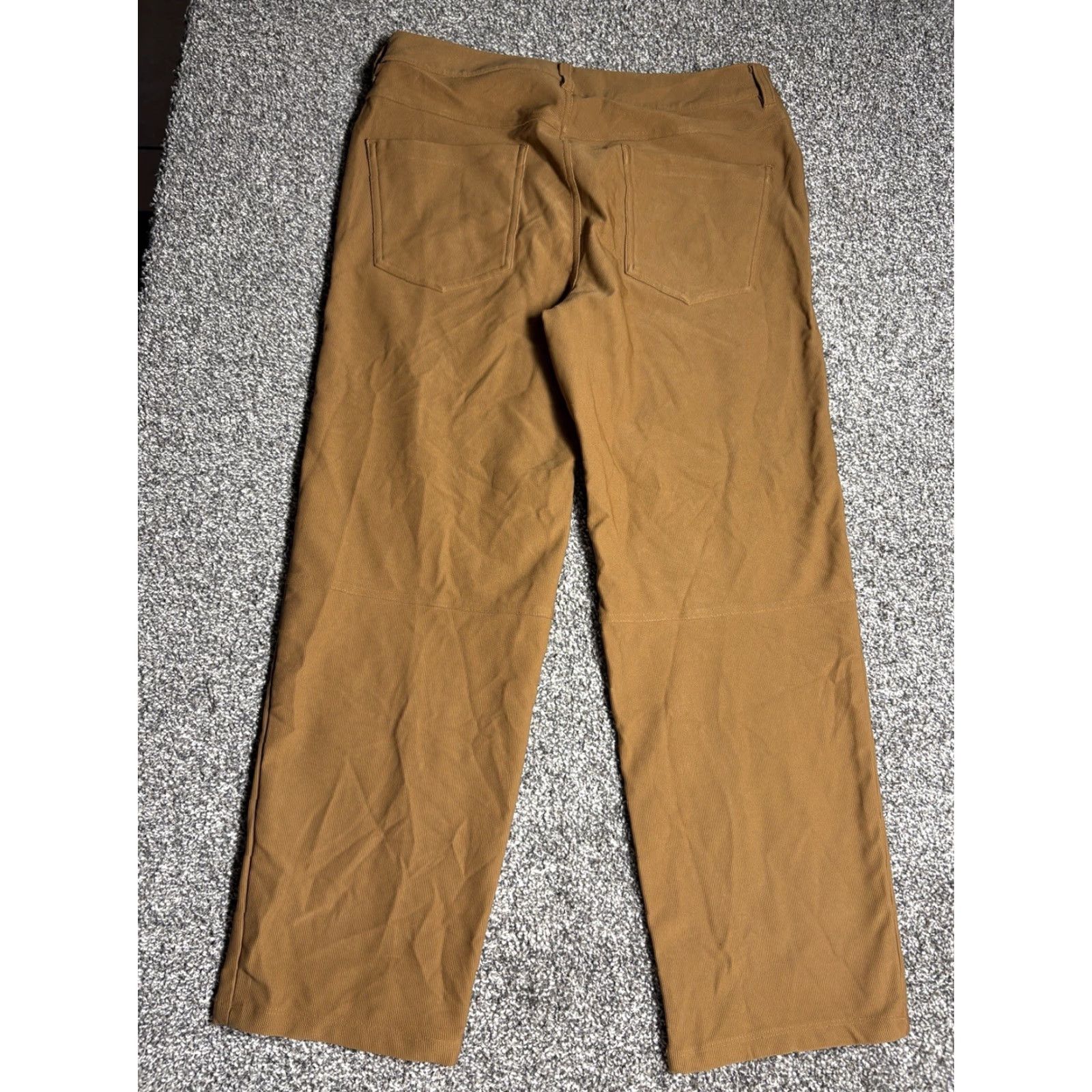 Lululemon Lululemon Chord ABC Crop Pant Men 31x28 Brown Textured Relaxed LM5AHUS Size US 31 - 2 Thumbnail