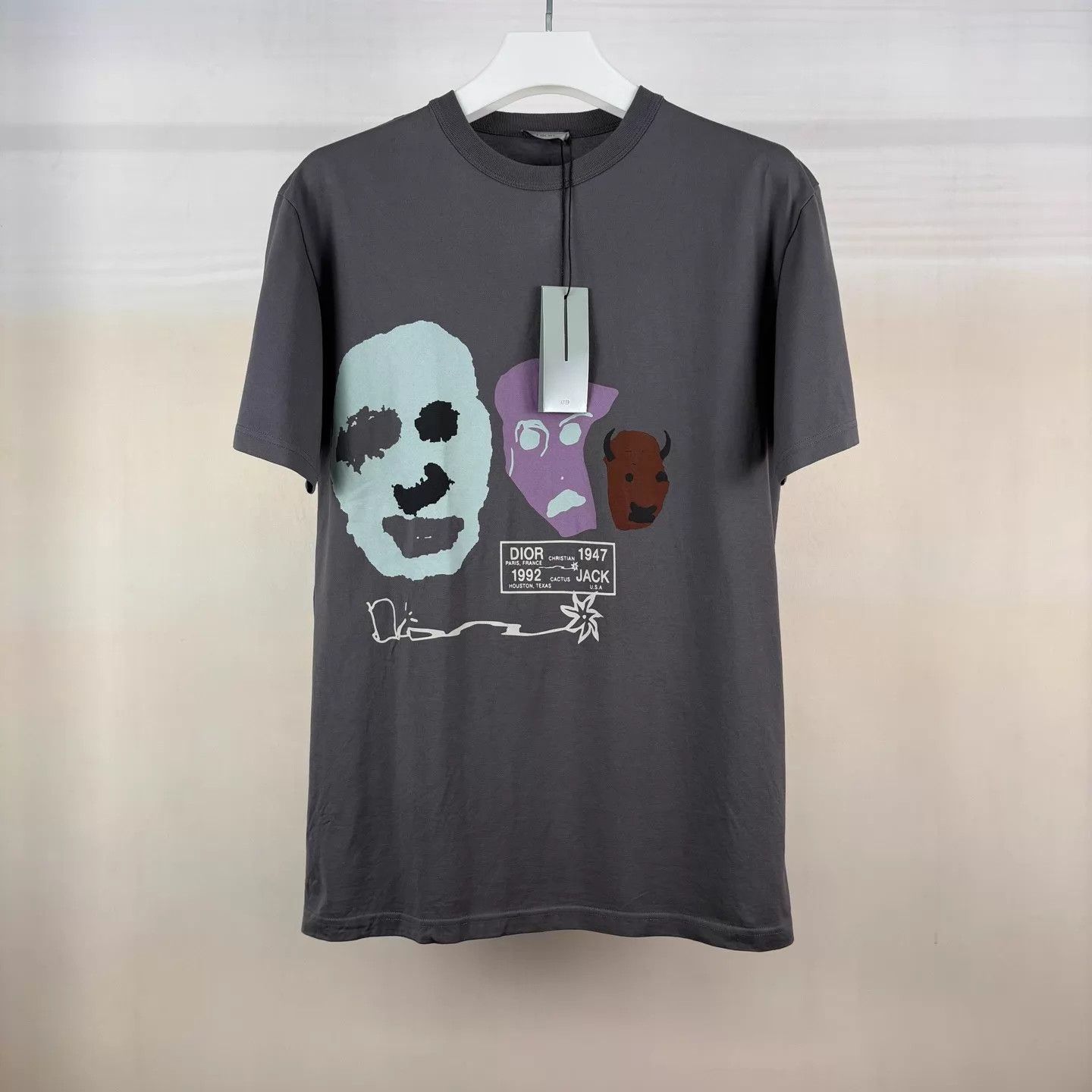 Dior Dior Grin Print Logo Short Sleeve Tee S New Size US S / EU 44-46 / 1 - 1 Thumbnail