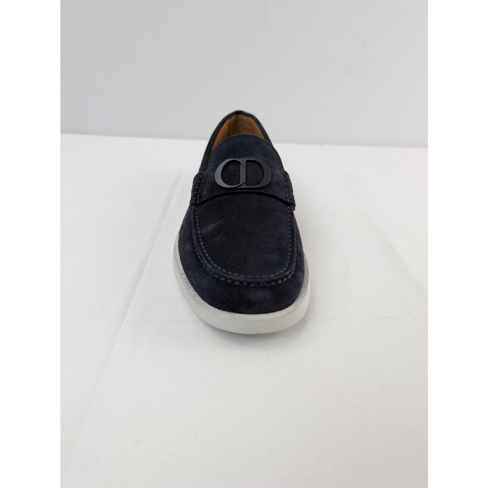 Dior o1rshd1 D'Granville suede Loafers Shoe Boots in navy blue Size US 8 / EU 41 - 13 Thumbnail