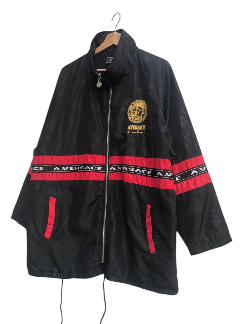 Versace × Vintage Vintage Alfredo Versace Embroidered Medusa Logo Windbreaker Size US M / EU 48-50 / 2 - 5 Thumbnail