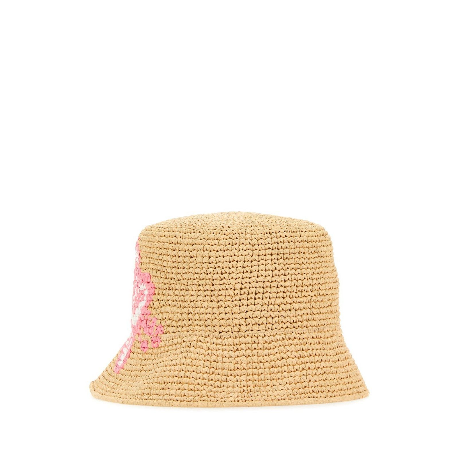 Prada PRADA Raffia Bucket Beige Hat New & Authentic (Women's size: Size ONE SIZE - 2 Thumbnail