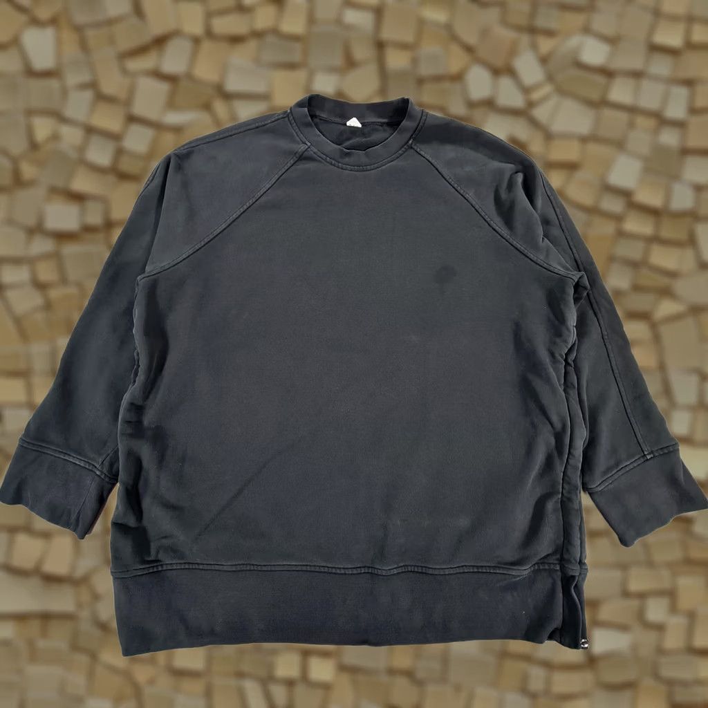 Arket Arket Sweatshirt Black M / L Relaxed Fit Crew Neck Long Sleeve - Logo Accents, Cotton, Pullover, Regular Size, Women’s Shirt/Dept: Women Size L / US 10 / IT 46 - 1 Thumbnail