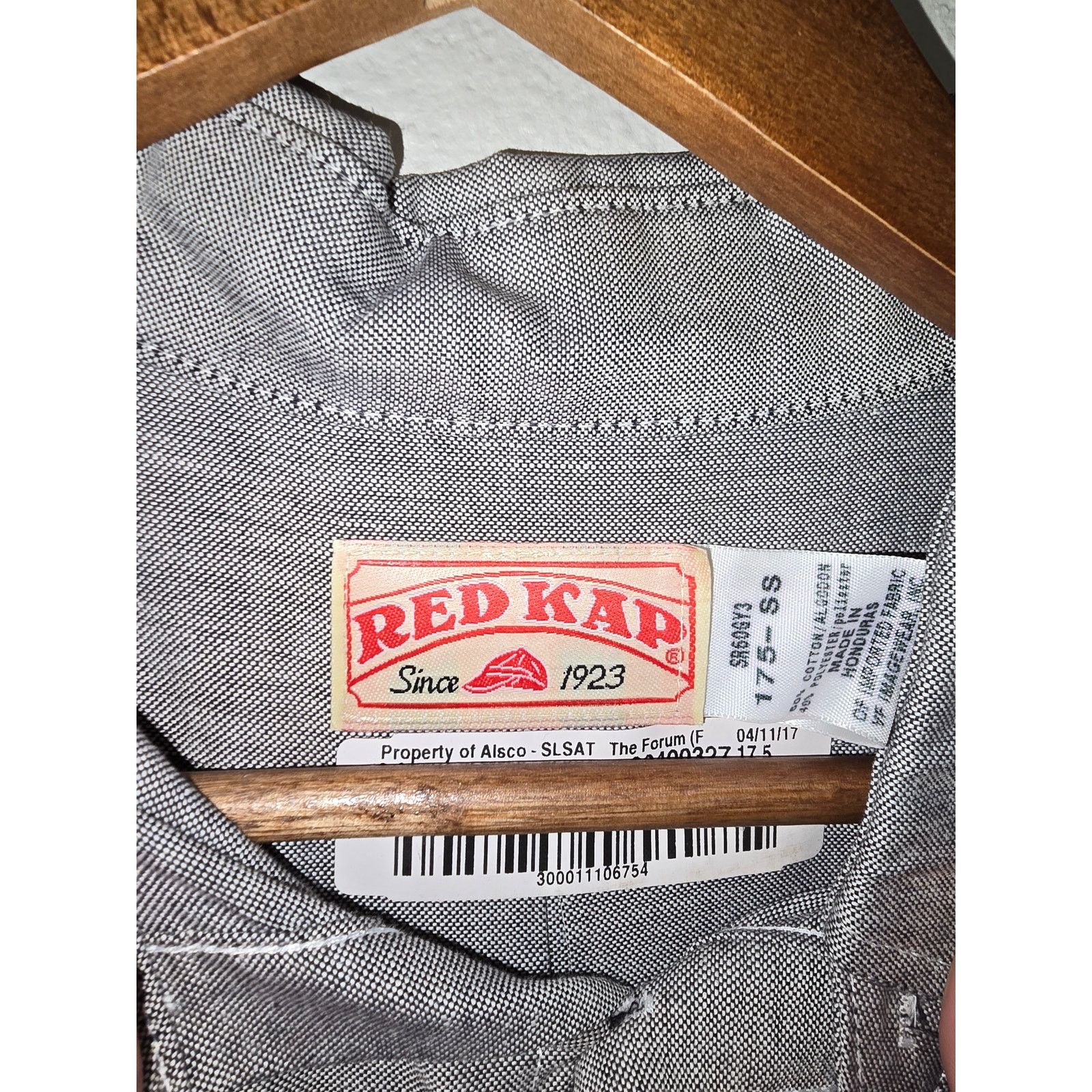 Other Red Kap Short Sleeve Button Up Mens 2XL Gray Workwear Shirt Size US XXL / EU 58 / 5 - 5 Thumbnail