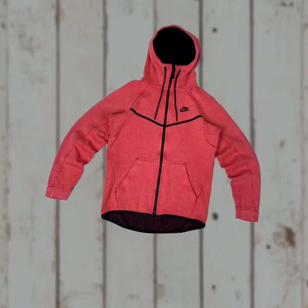 Nike Nike Tech Fleece Hoodie Men XS Red Size US XS / EU 42 / 0 - 1 Thumbnail