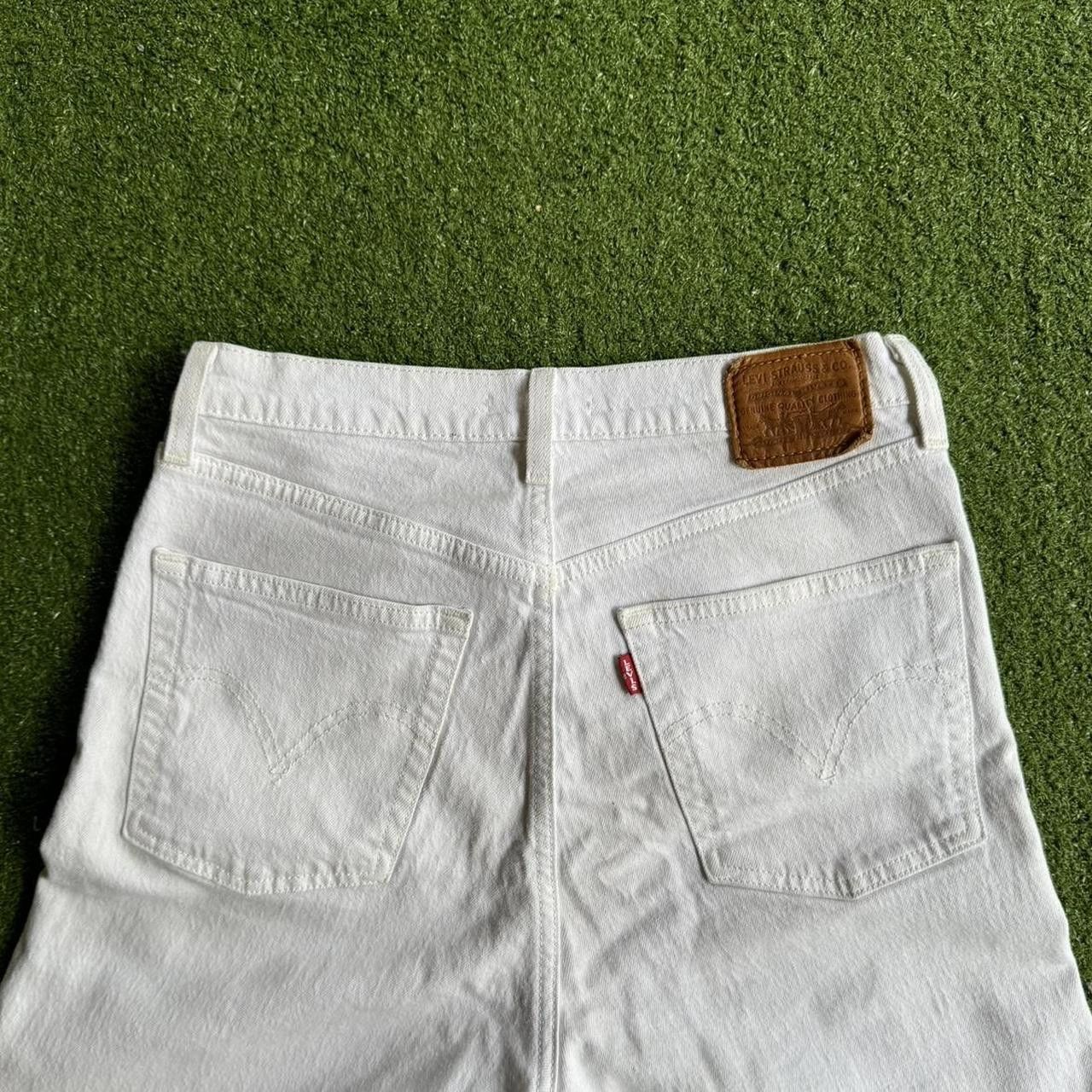 Levi's Levi's Women's White Jeans Size 30" / US 8 / IT 44 - 3 Thumbnail