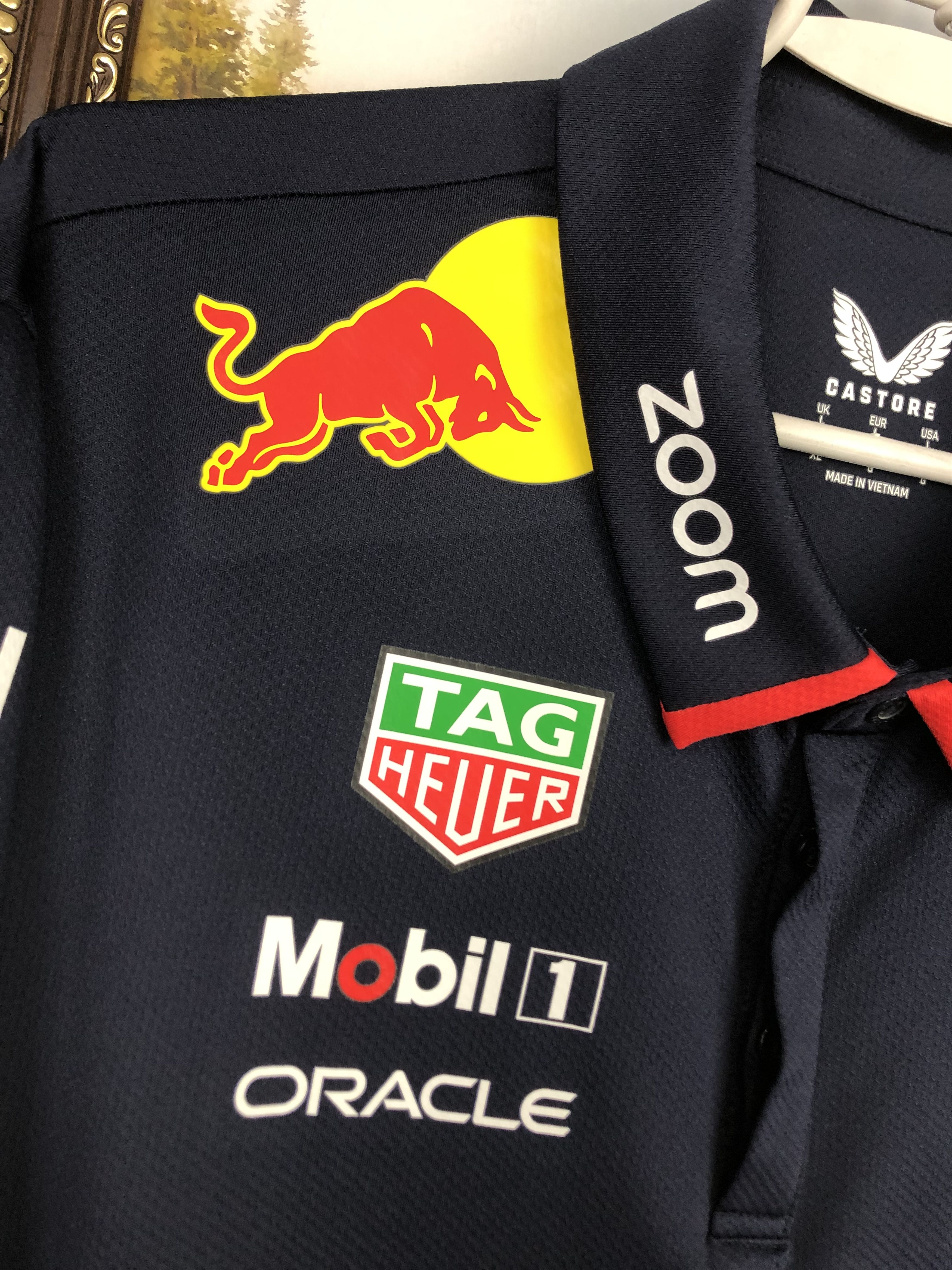 Castore Castore Navy Red Bull Racing 2024 Team Polo F1 Shirt Tee Size US L / EU 52-54 / 3 - 3 Thumbnail