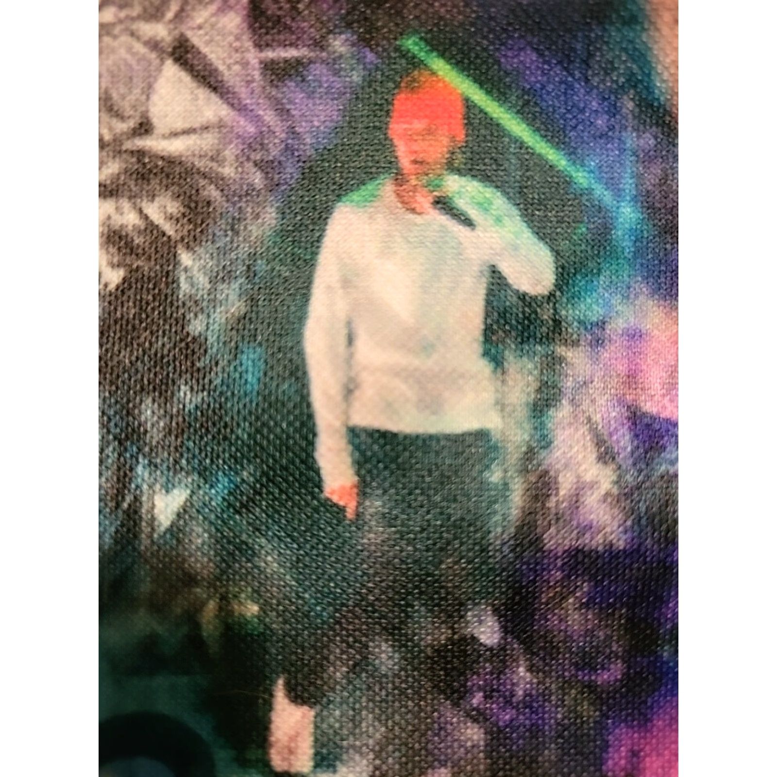 Vintage Justin Beiber LS Shirt Button-Up All Over Print Polyester Disco-style Small Mens Size US S / EU 44-46 / 1 - 7 Thumbnail
