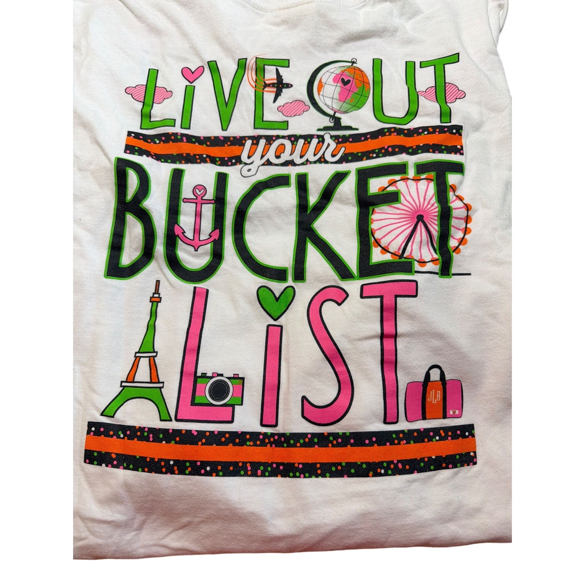 Other Jadelynn Brooke Live Out Your Bucket List White Long Sleeve Size S / US 4 / IT 40 - 1 Thumbnail