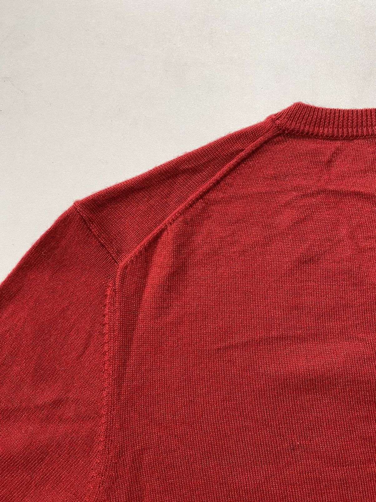 Kiton $1450 Kiton Napoli 100% Cashmere V-Neck Sweater Burgundy Red Size US L / EU 52-54 / 3 - 10 Thumbnail