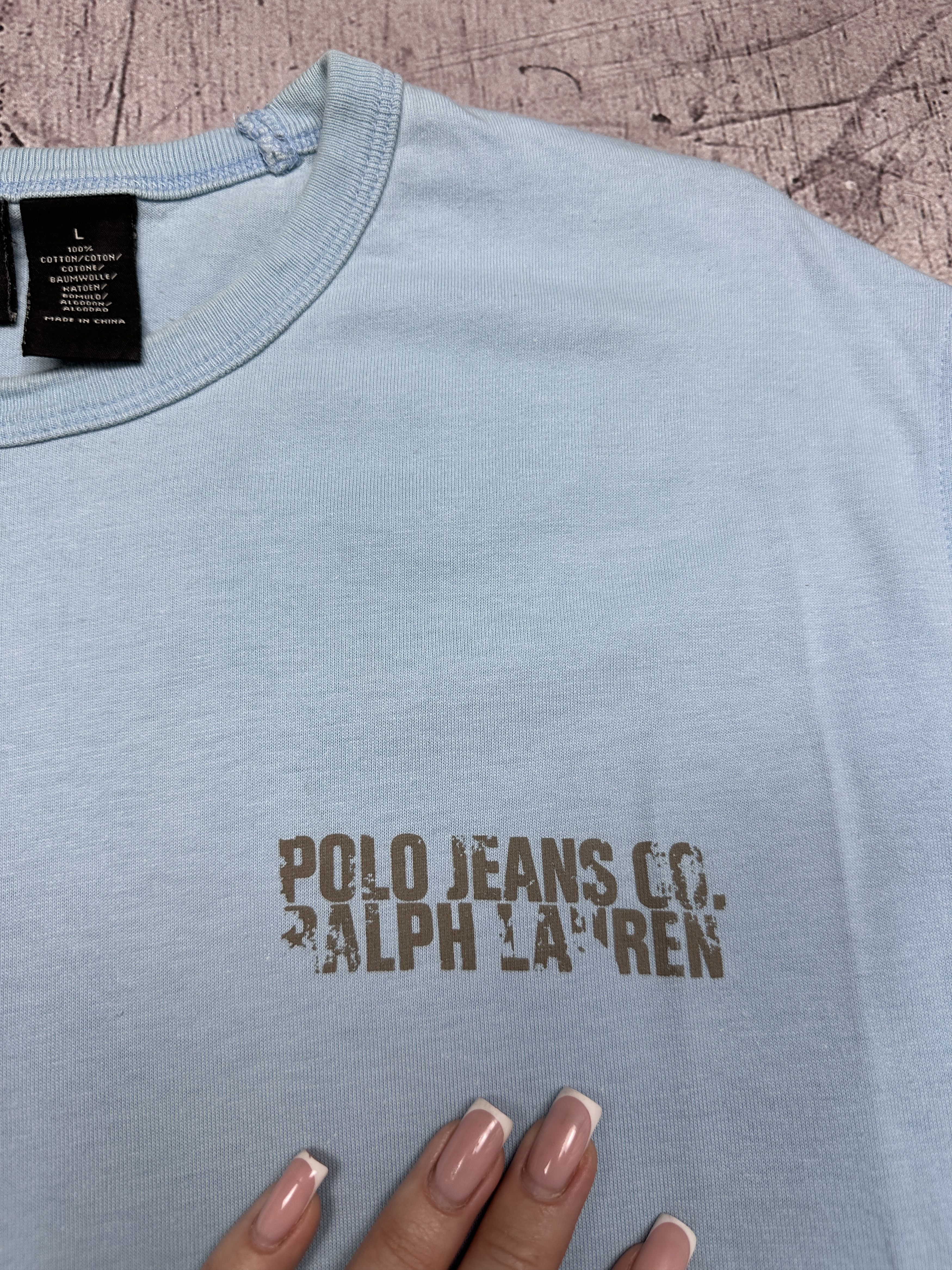 Polo Ralph Lauren Polo Jeans Ralph Lauren Mens Long Sleeve T-Shirt Size US L / EU 52-54 / 3 - 3 Thumbnail