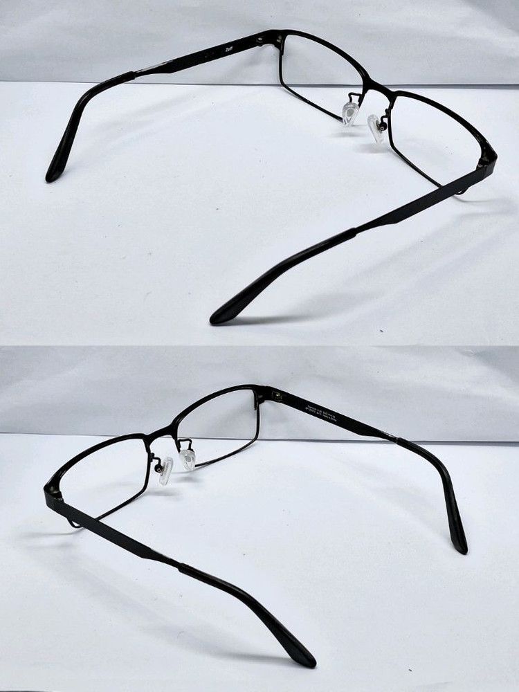 Other Zoff ZP12007S Glasses Frame Black Wide 56mm Ultralight 11g Size ONE SIZE - 9 Thumbnail