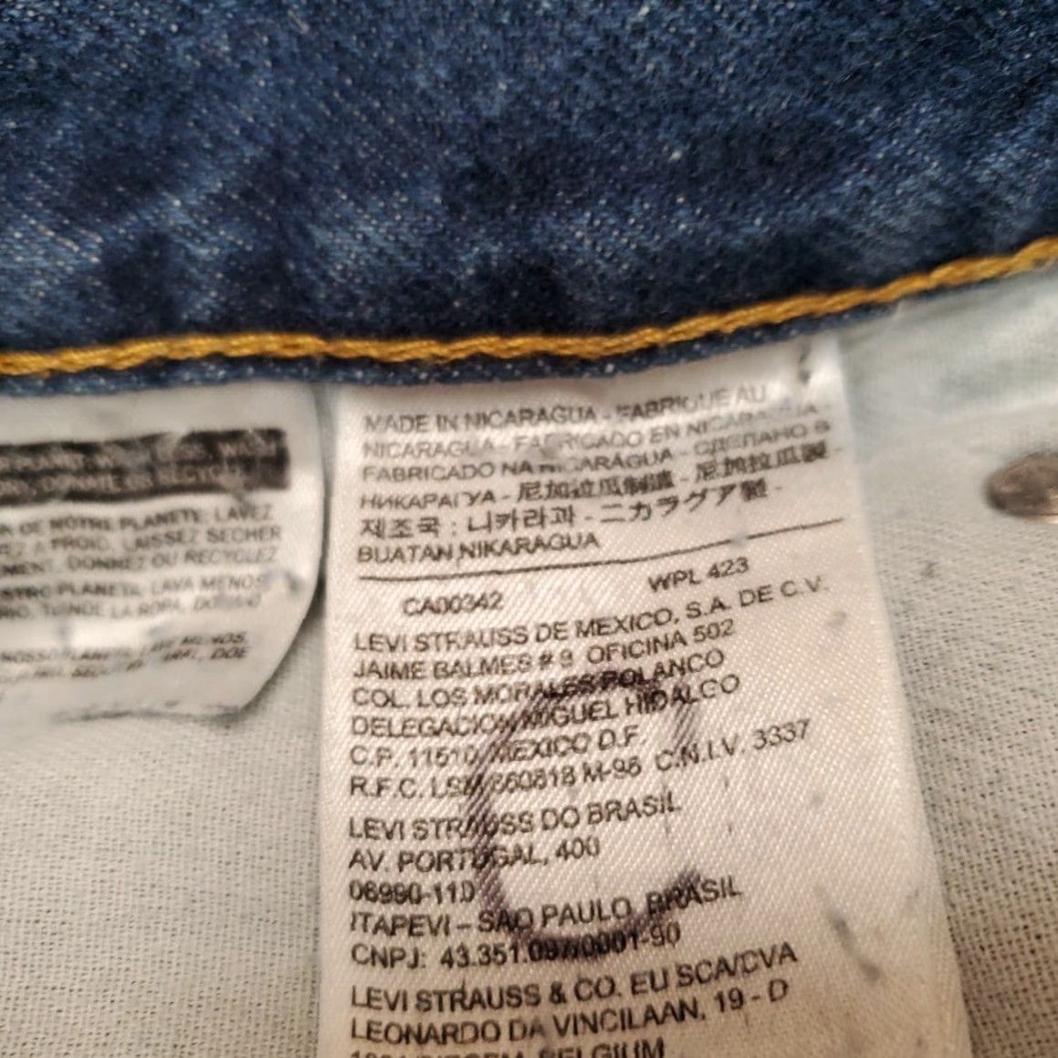Denime VINTAGE Levis 517 Jeans Mens 38x32 Blue Faded Denim 100% Cotton Classic Bootcut Pants Size US 38 / EU 54 - 7 Thumbnail