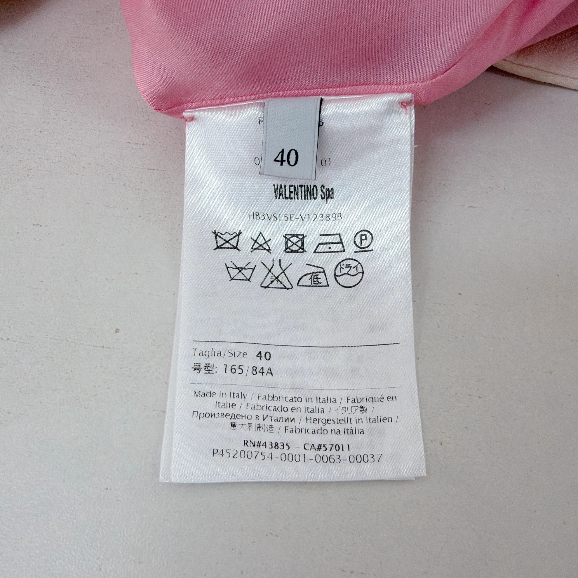 Valentino Valentino Pink Women's Dress 40 Size S / US 4 / IT 40 - 7 Thumbnail