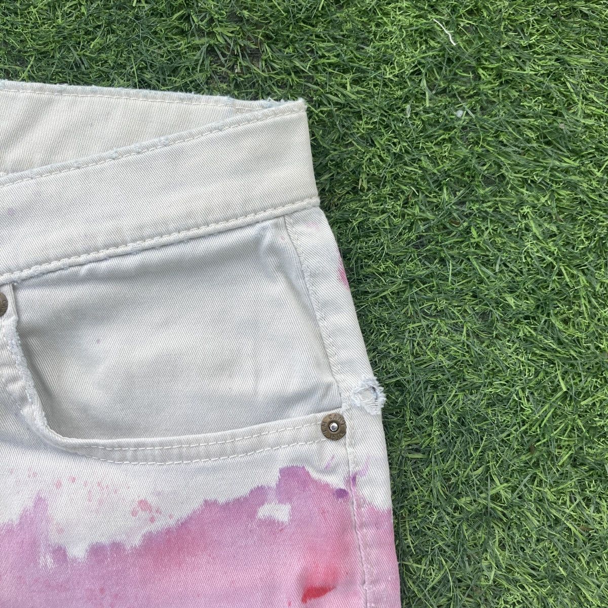 Lee LEE DUNGAREES BOOTCUTS TIE DYE PANTS Size 28" / US 6 / IT 42 - 9 Thumbnail