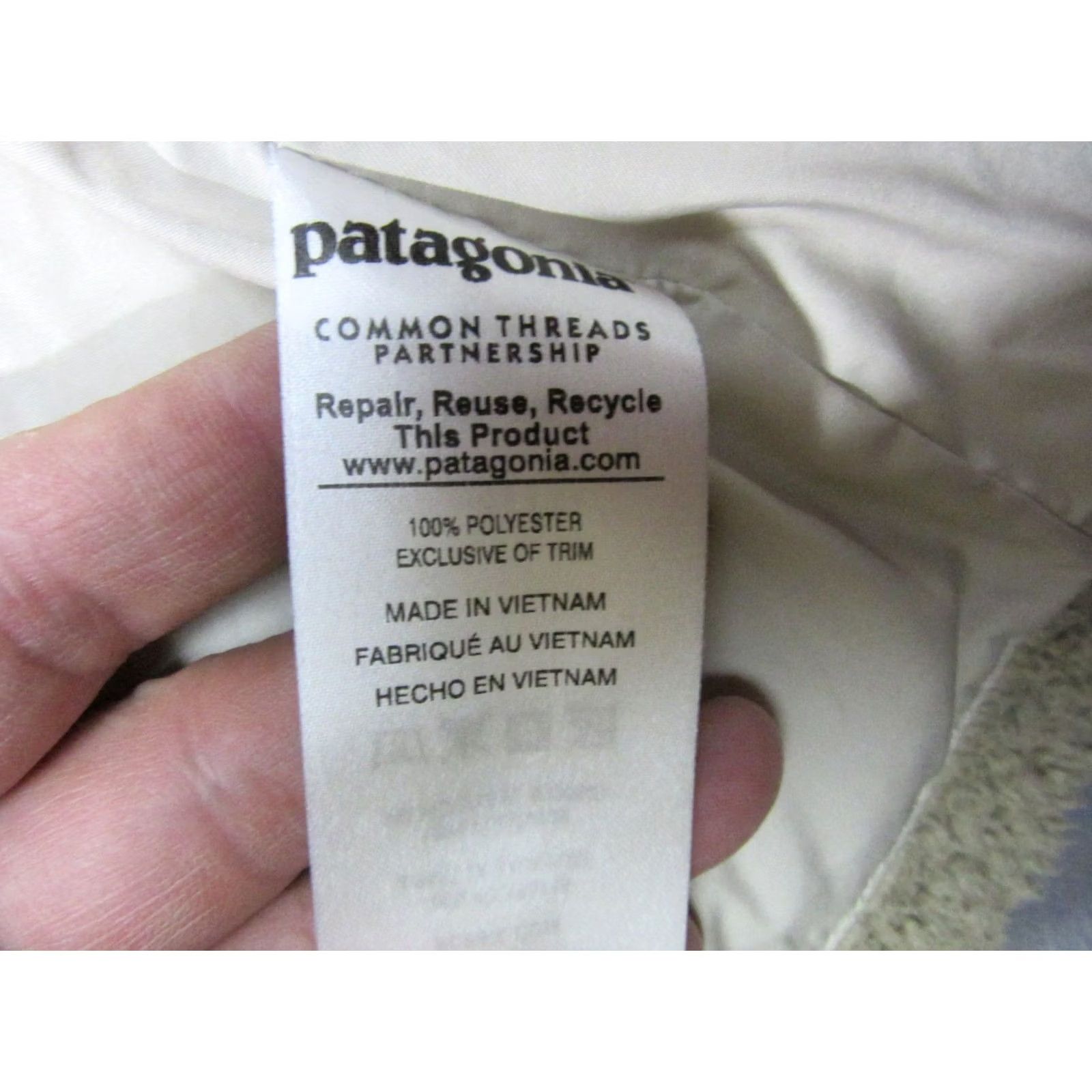 Patagonia Patagonia Vest Womens Medium Beige Los Gatos Sherpa Fleece Mock Neck Zip Size M / US 6-8 / IT 42-44 - 6 Thumbnail