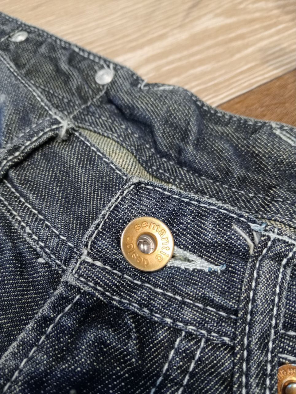 semanticdesign SEMANTIC DESIGN JAPAN RARE DISTRESSED LOOK FLARED JEANS Size US 30 / EU 46 - 5 Thumbnail