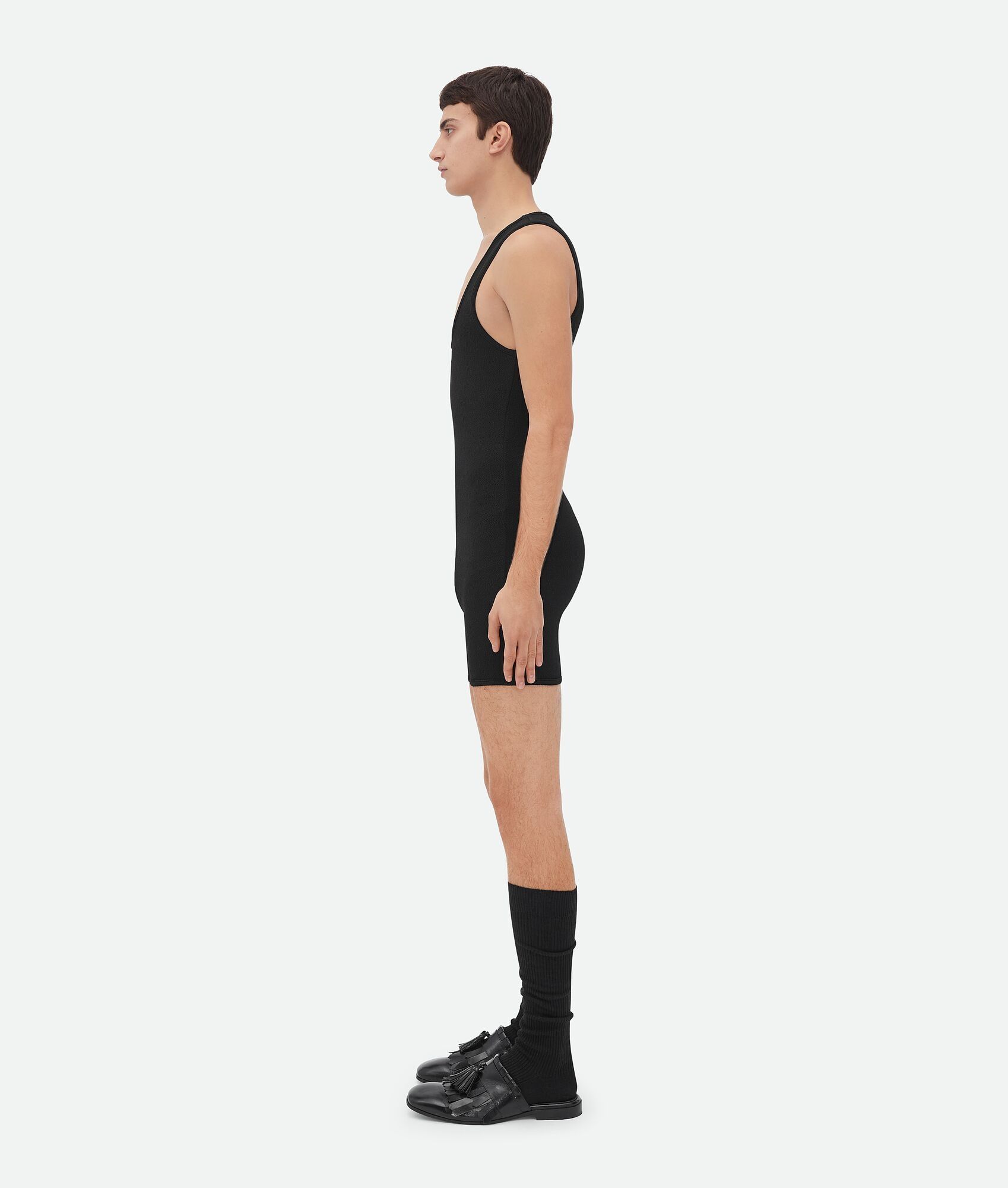 Bottega Veneta o1bcso1str0725 Textured Nylon Body in Black Size US 36 / EU 52 - 2 Thumbnail