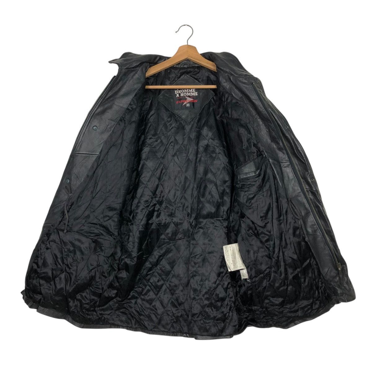 Japanese Brand 🔥VINTAGE BIKER LEATHE RJACKET BLANKET D’HOMME A HOMME Size US M / EU 48-50 / 2 - 15 Thumbnail