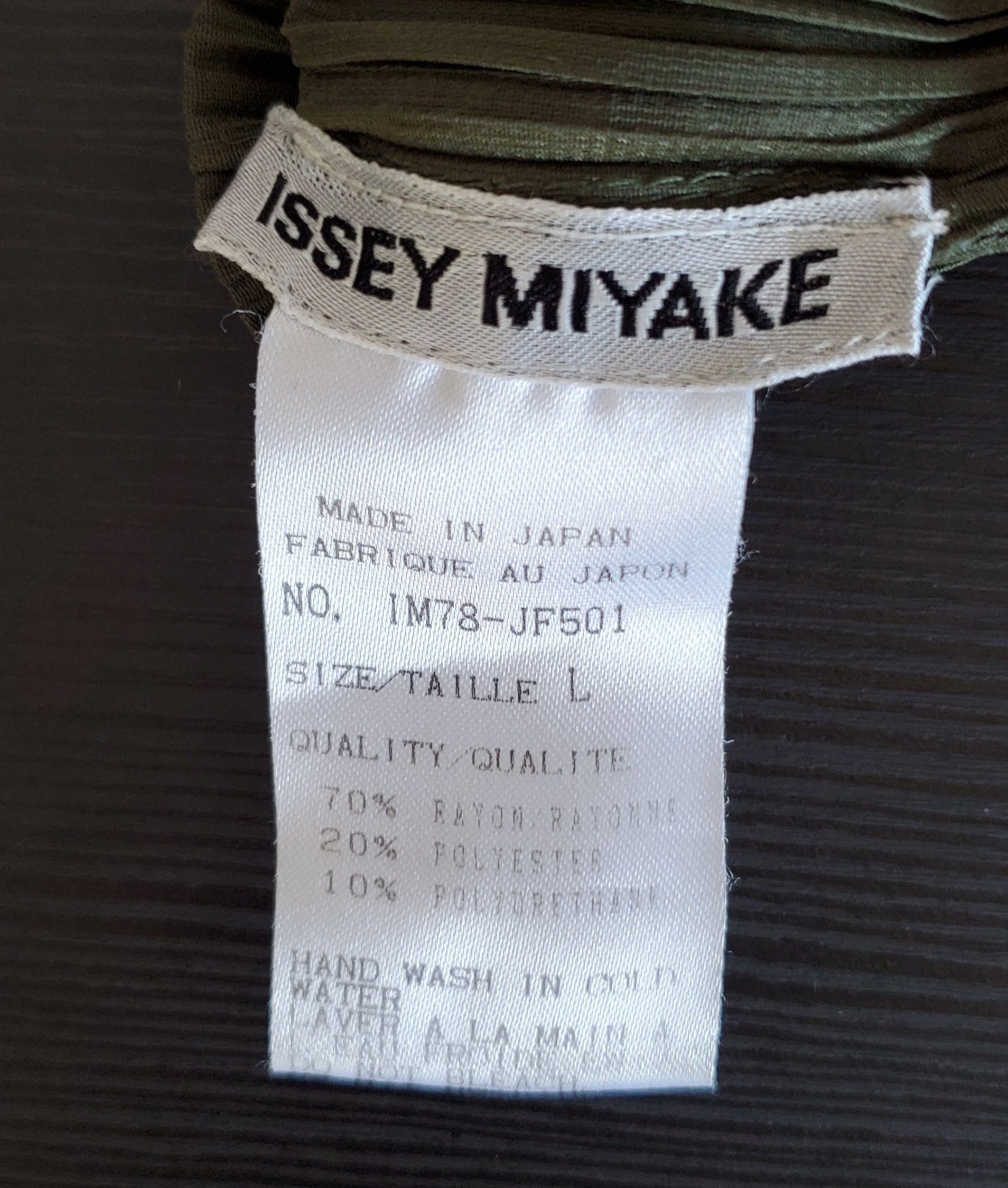 Issey Miyake IM78 Green Pleated Sleeveless Top Size L / US 10 / IT 46 - 3 Thumbnail