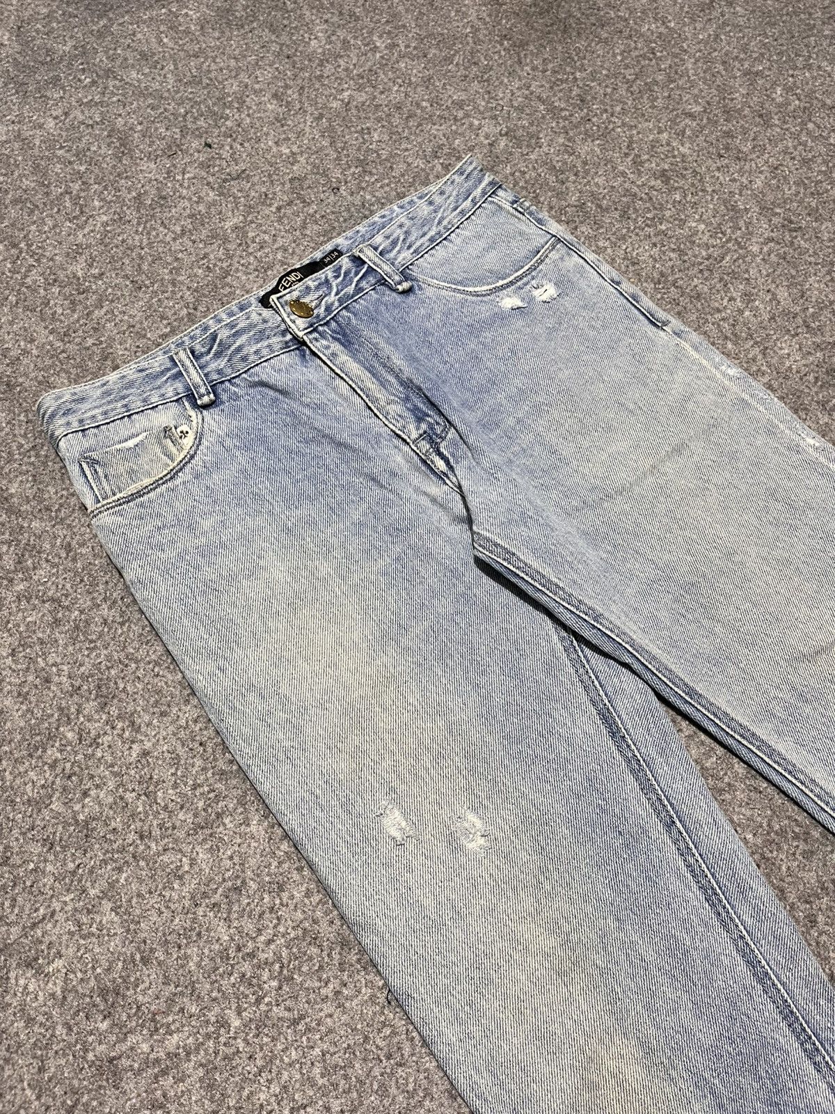 Fendi Fendi Fiend Ripped Jeans Pants Size US 34 / EU 50 - 9 Thumbnail