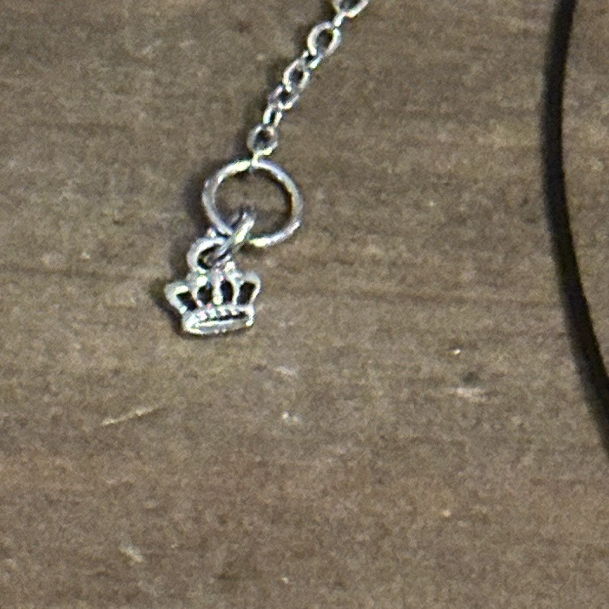 Other Premiere Designs black cord rhinestone dot pendant necklace Size ONE SIZE - 4 Thumbnail