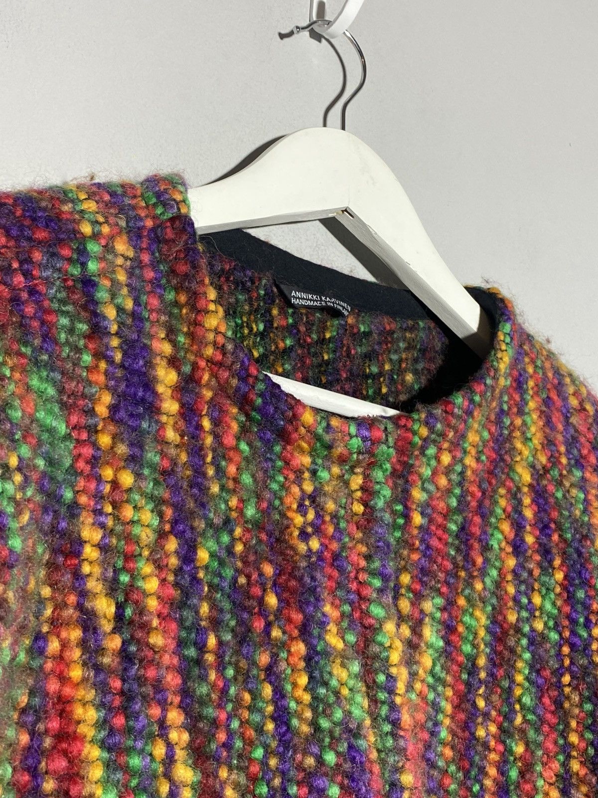 Annikki Karvinen Annikki Karvinen Avant Garde Hand Made Heavy Knit Sweater Size M / US 6-8 / IT 42-44 - 7 Thumbnail