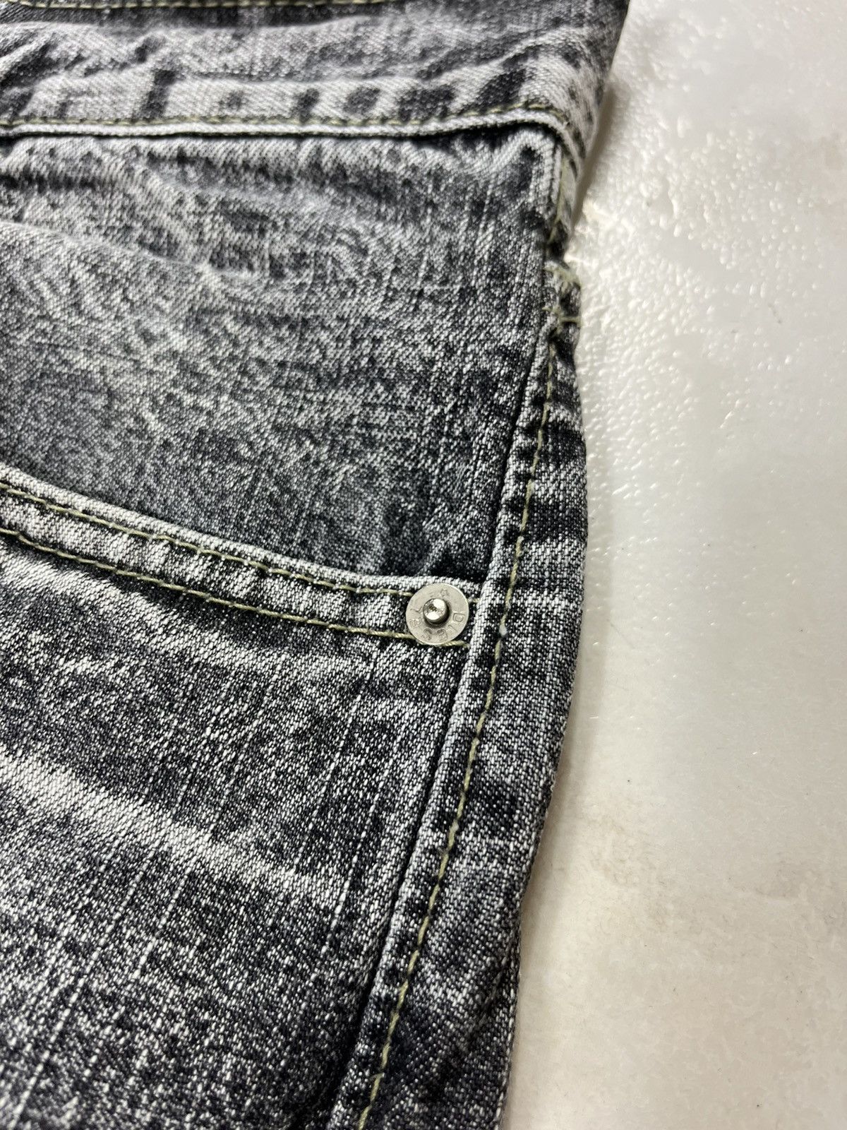 Diesel × Vintage Vintage Diesel baggy distressed denim y2k wide pants washed Size US 36 / EU 52 - 14 Thumbnail