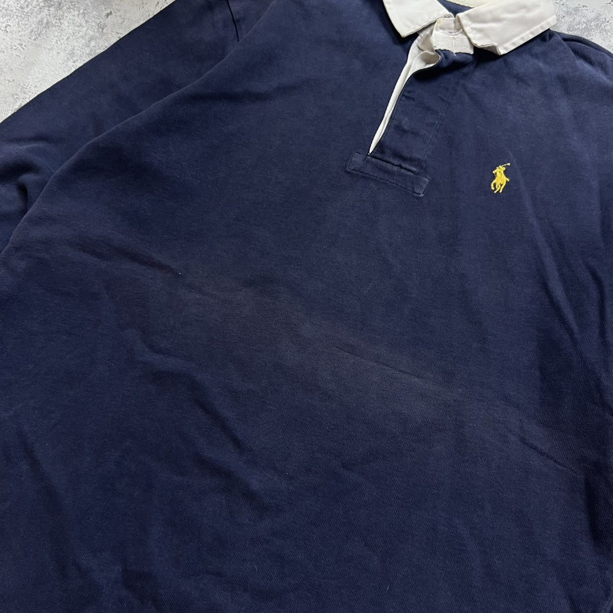 Polo Ralph Lauren 00s Ralph Lauren Vintage Y2K Avant Garde Longsleeve Polo Size US L / EU 52-54 / 3 - 5 Thumbnail