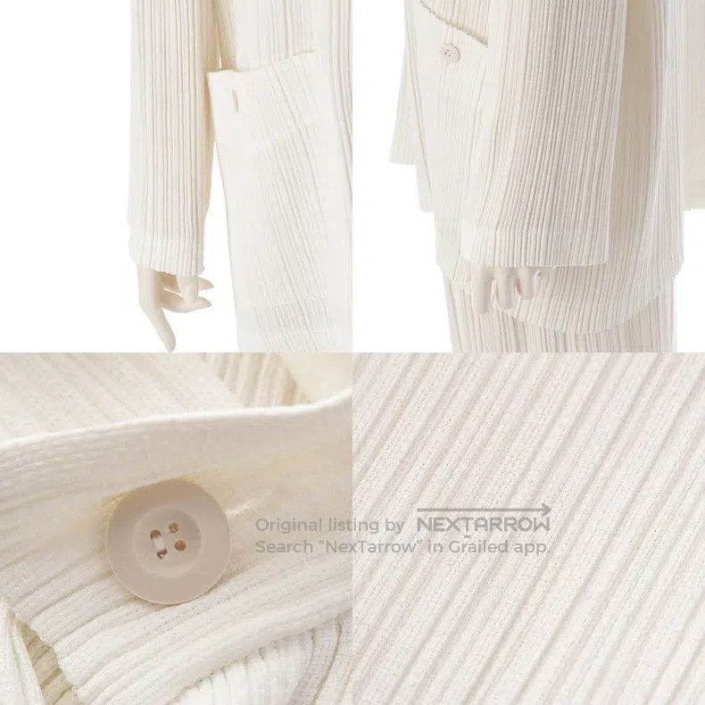 Issey Miyake Issey Miyake White Coat Size M / US 6-8 / IT 42-44 - 6 Thumbnail