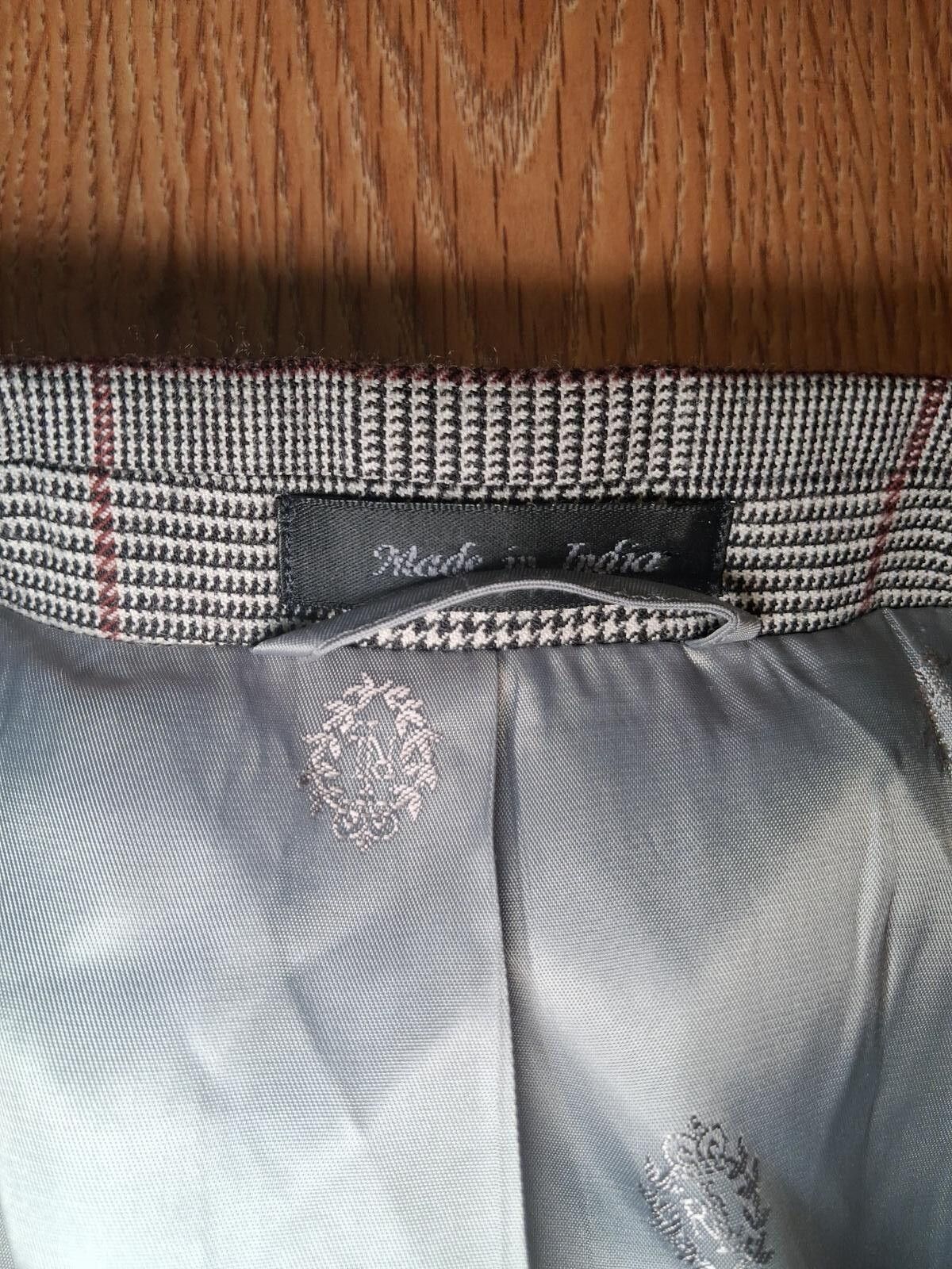 Polo Ralph Lauren Ralph Lauren Sport Coat Mens 46R Gray Glen Plaid Wool Size 46R - 4 Thumbnail