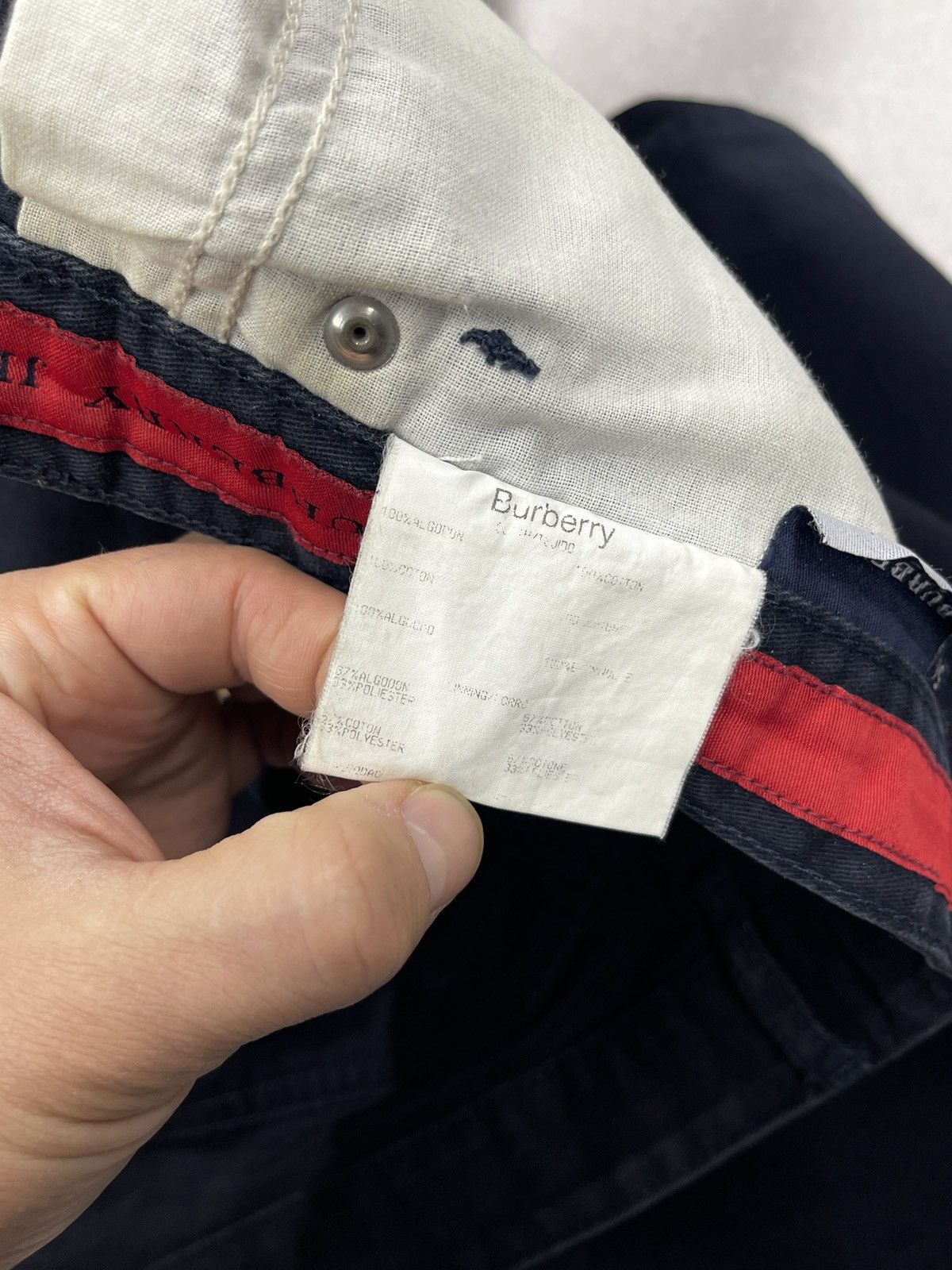 Burberry Vintage Burberry Jeans Garlow Pants Navy Size US 38 / EU 54 - 14 Thumbnail