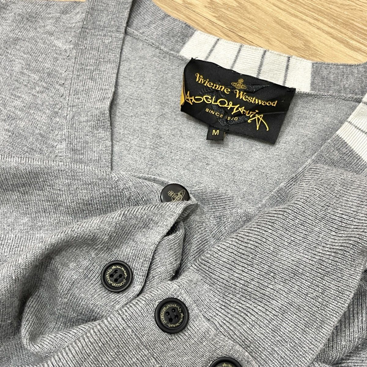 Vivienne Westwood Vivienne Westwood anglomania grey knitted Cardigan Size M / US 6-8 / IT 42-44 - 3 Thumbnail