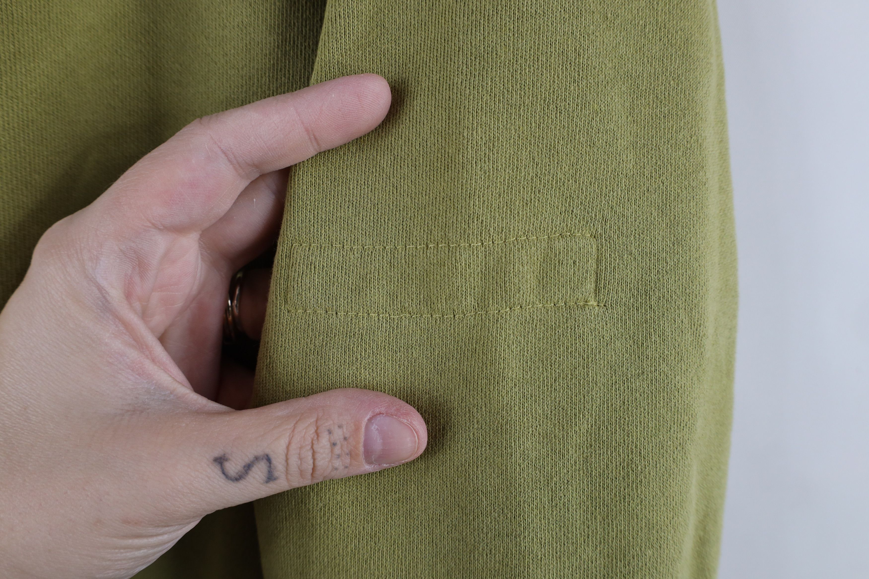 Stone Island × Vintage Stone Island French Terry Crewneck Sweatshirt Light Green Size US L / EU 52-54 / 3 - 4 Thumbnail