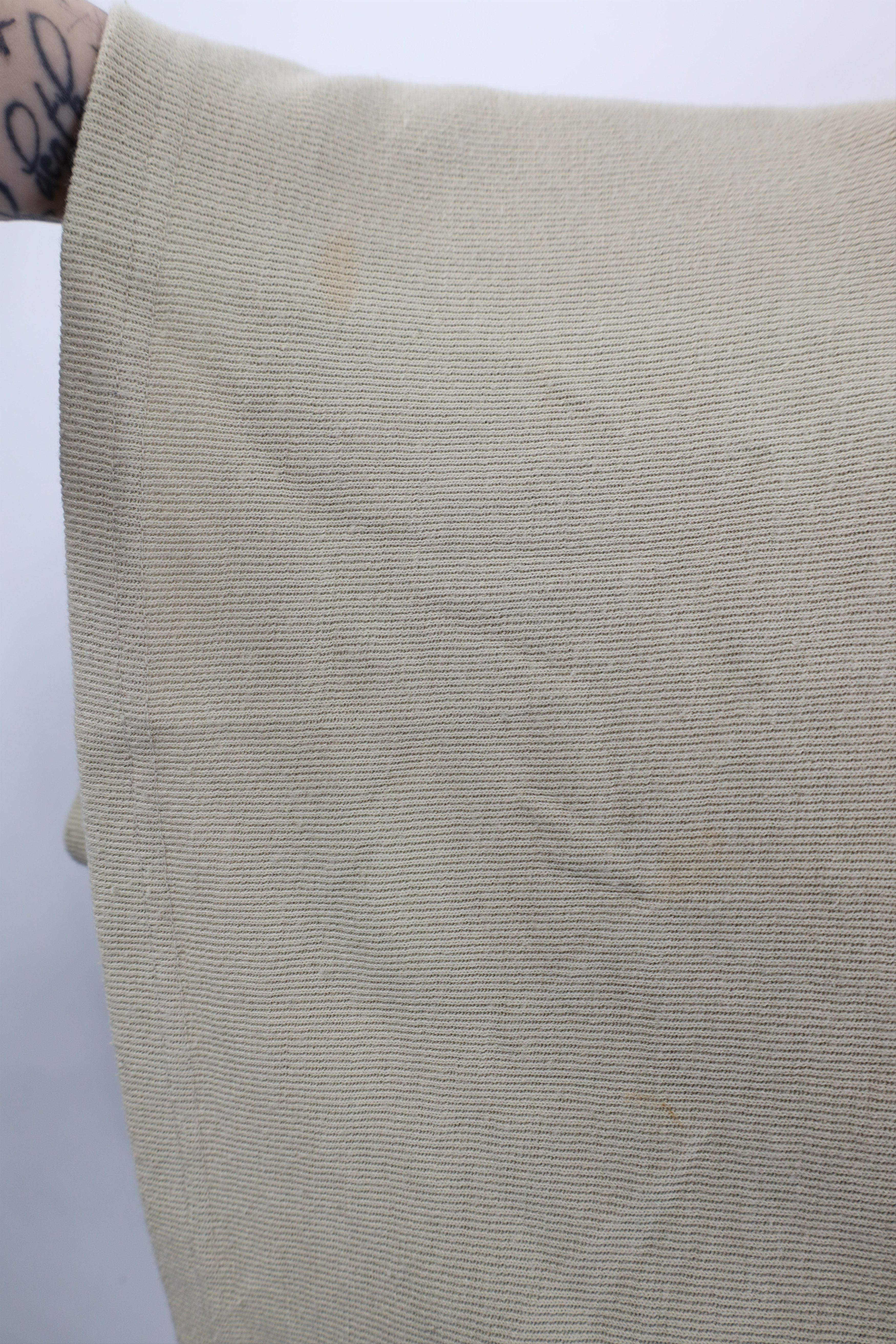 Express × Vintage Vintage 90s Express Ribbed Knit 3/4 Sleeve T-Shirt Beige Size XL / US 12-14 / IT 48-50 - 8 Thumbnail
