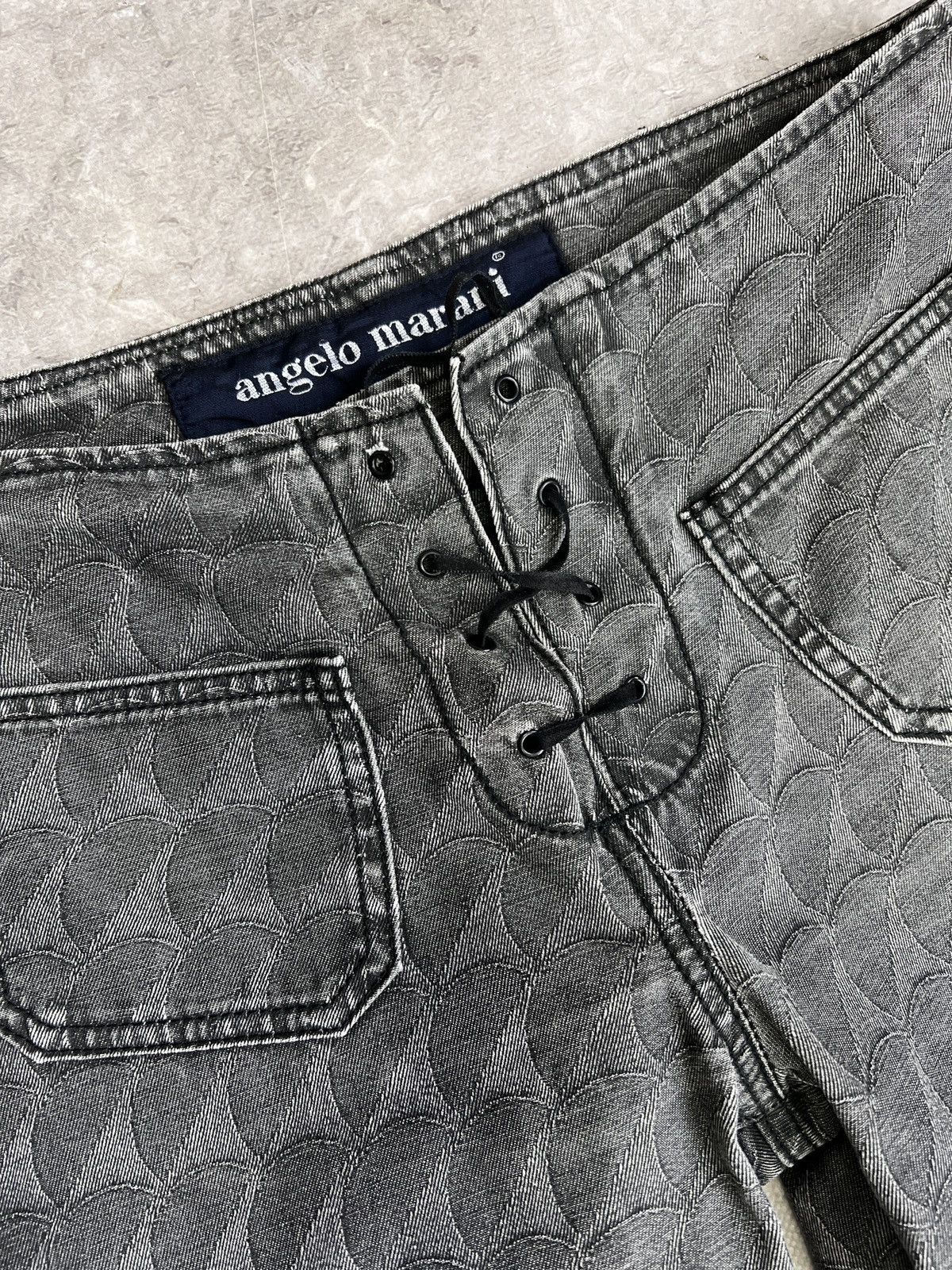 Tornado Mart Rare Japanese flared crazy pattern flared jeans tornado mart Size US 32 / EU 48 - 5 Thumbnail