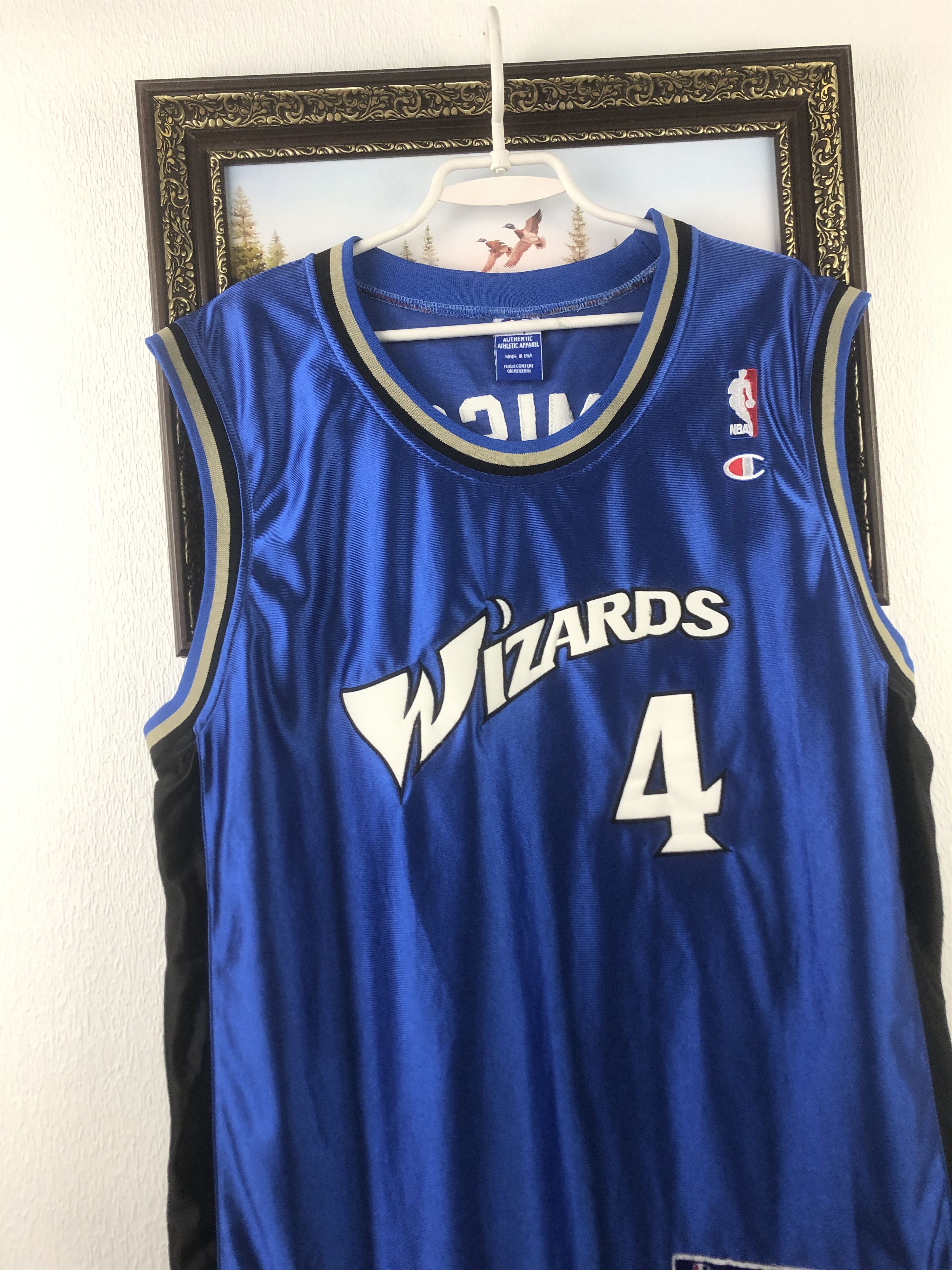 Champion Vintage Champion Warriors Jersey Jamison Blue NBA Mens Shirt Size US XXL / EU 58 / 5 - 3 Thumbnail