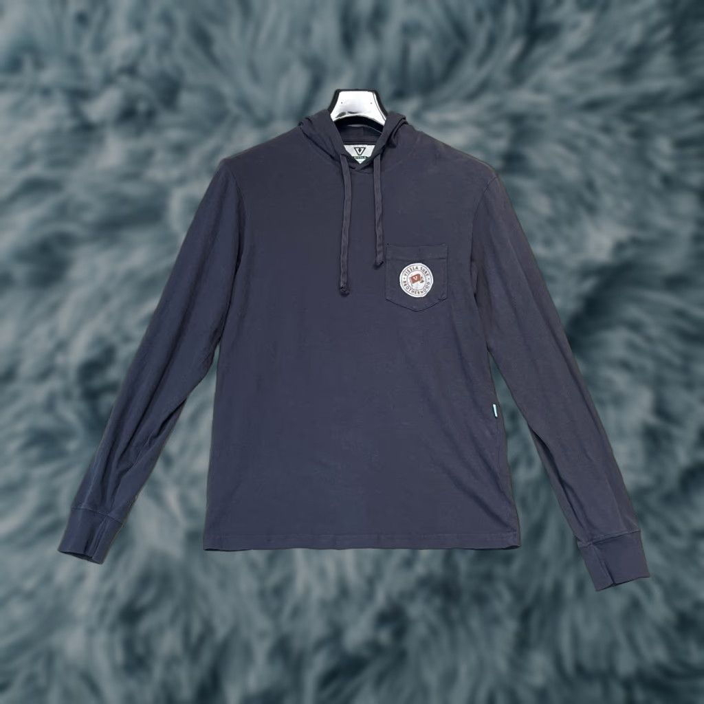 Vissla Vissla Hoodie Men Size S Gray Lightweight Pullover Knit Logo Beach Surf Pocket See Pics Size US S / EU 44-46 / 1 - 1 Thumbnail
