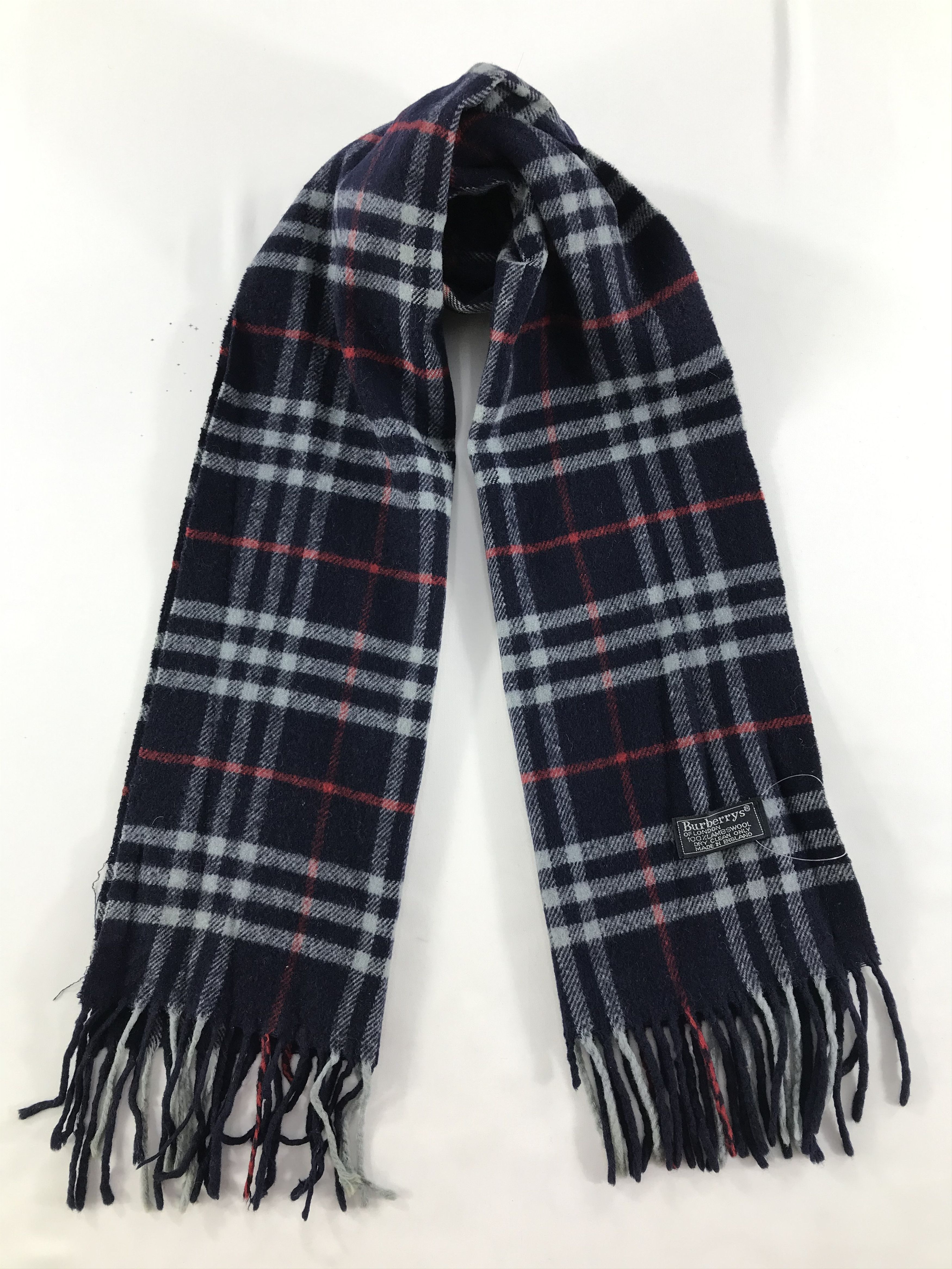 Burberry Vintage Burberry Scarf/Muffler/Neckwear MF981 Size ONE SIZE - 1 Thumbnail