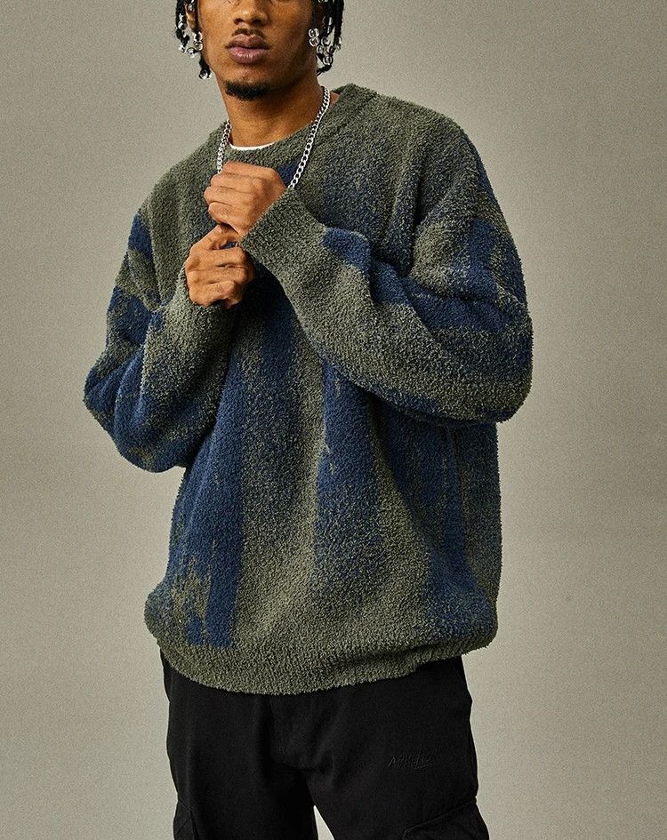 Japanese Brand × Vintage Vintage Knitted Sweater Size US XXL / EU 58 / 5 - 3 Thumbnail