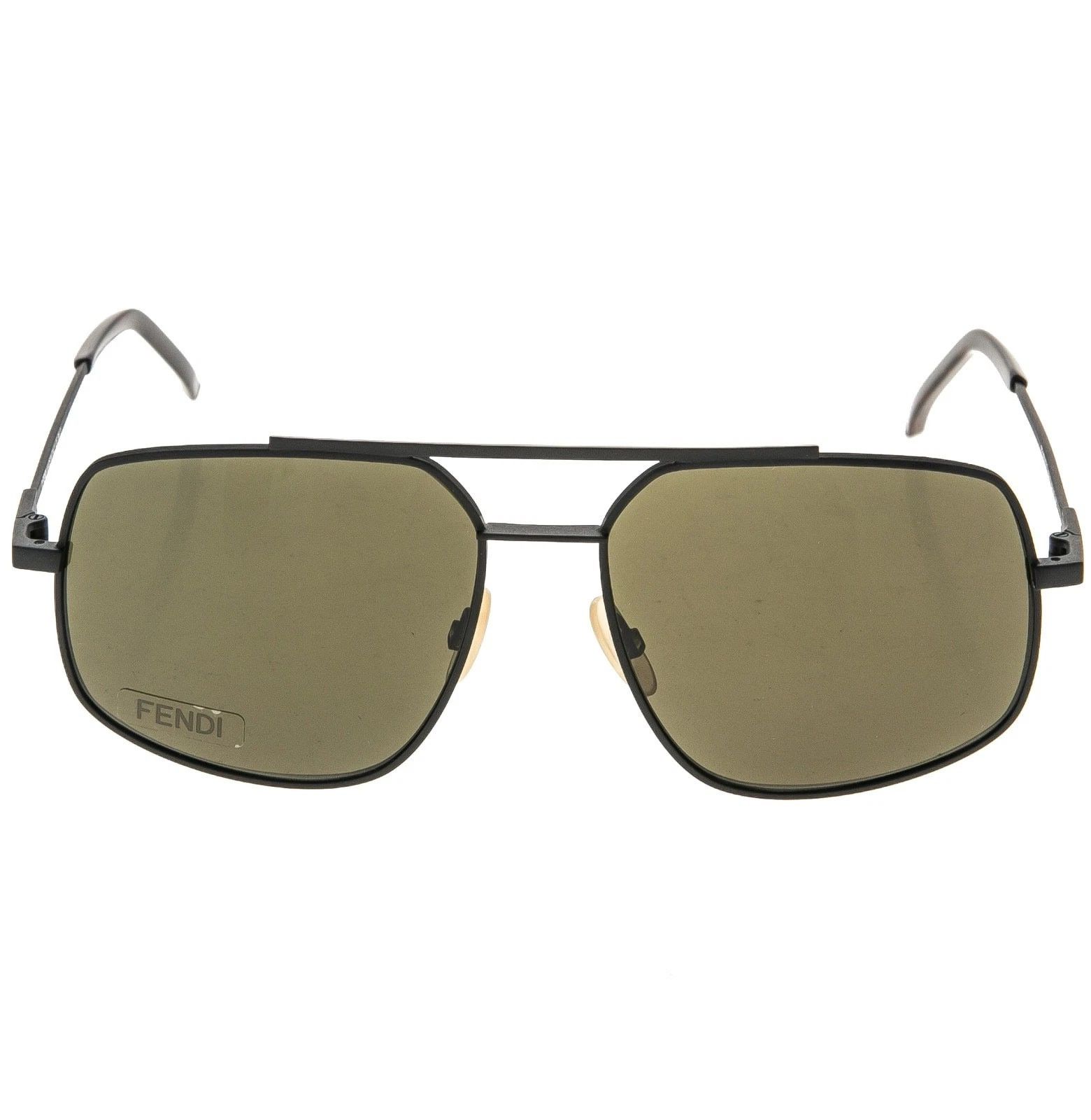 Fendi FENDI AIR FFM0007S 0007 Dark Brown Aviator Sunglasses Men Size ONE SIZE - 6 Thumbnail