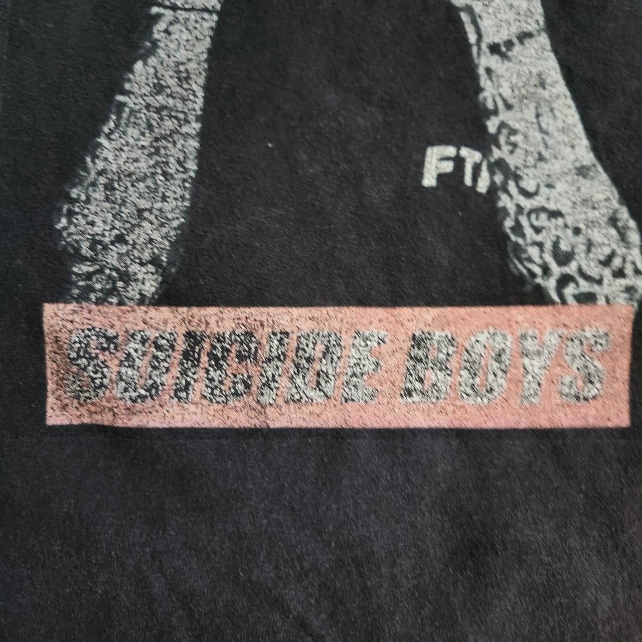 Rap Tees Suicide Boys Graphic T-Shirt Grunge Rap Band Tee Black XL Size US XL / EU 56 / 4 - 5 Thumbnail