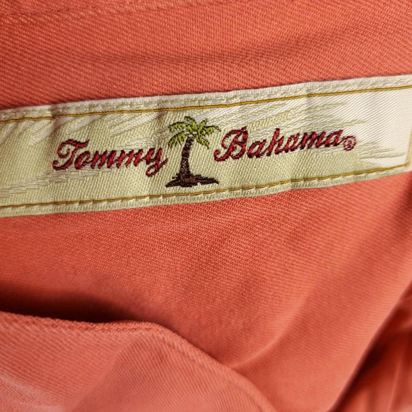 Tommy Bahama Tommy Bahama Shirt Mens 2XL Coral Hawaiian Button-Up Short Sleeve Silk Size US XXL / EU 58 / 5 - 7 Thumbnail