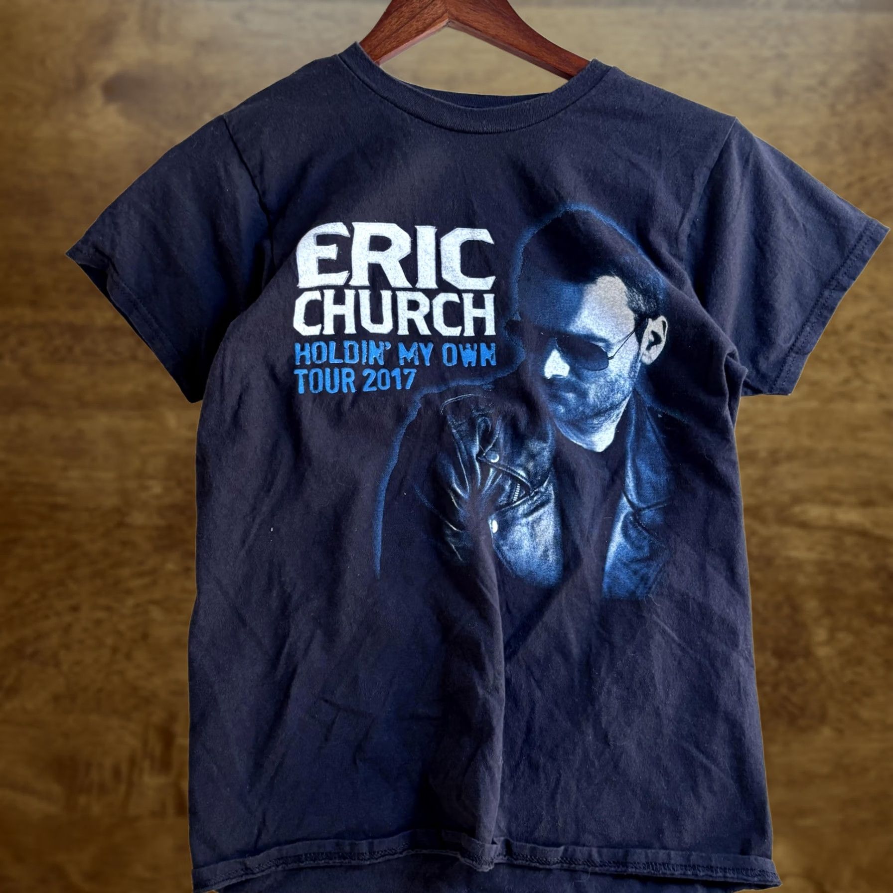 Hanes Eric Church Holdin' My Own Tour 2017 Shirt Mens Small Black Concert T-Shirt Size US S / EU 44-46 / 1 - 1 Thumbnail